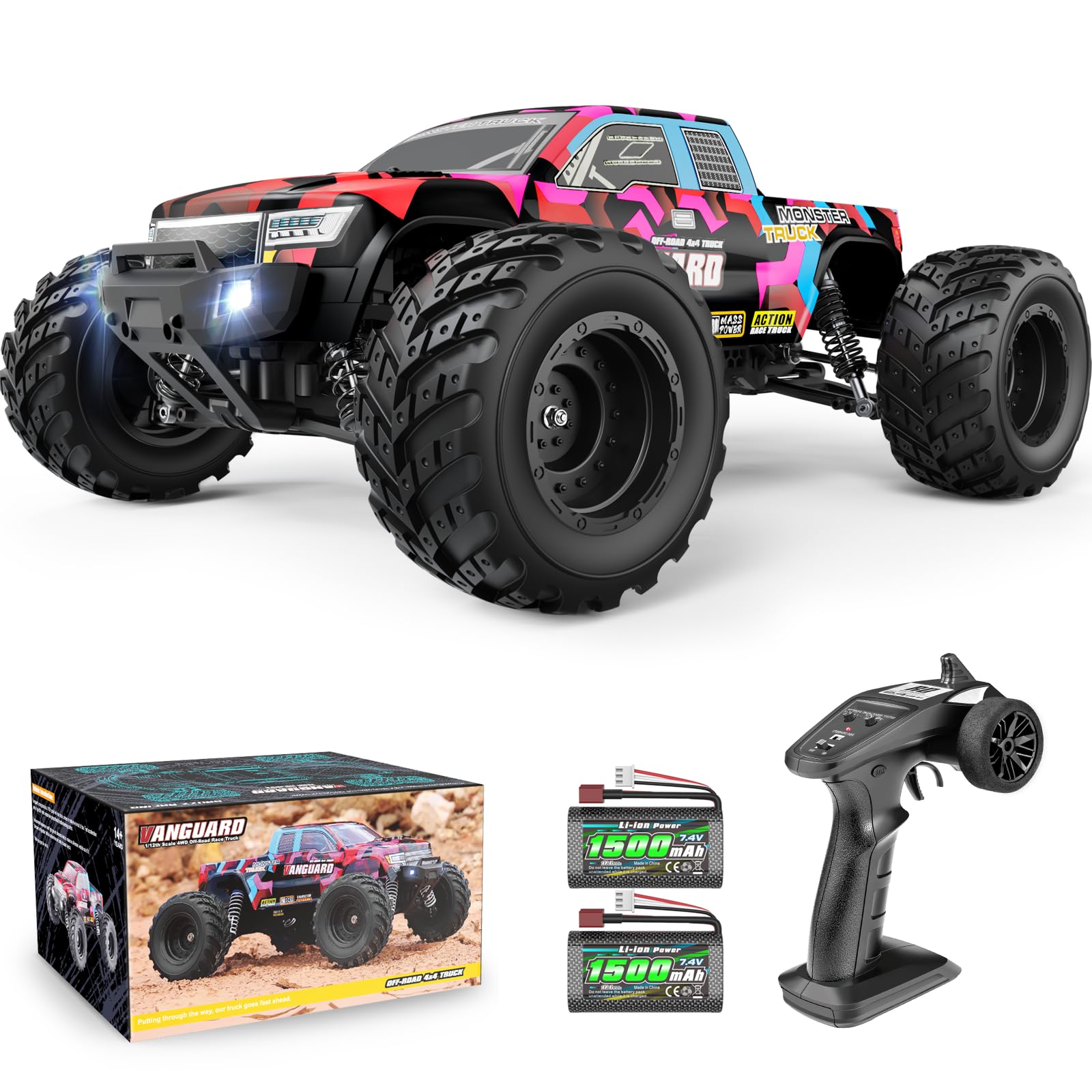 Foto 2 pulgar | Juguete Eléctrico Rc Car Haiboxing 903 A Escala 1:12, 38 Km/h, 4wd, Regalo - Venta Internacional.