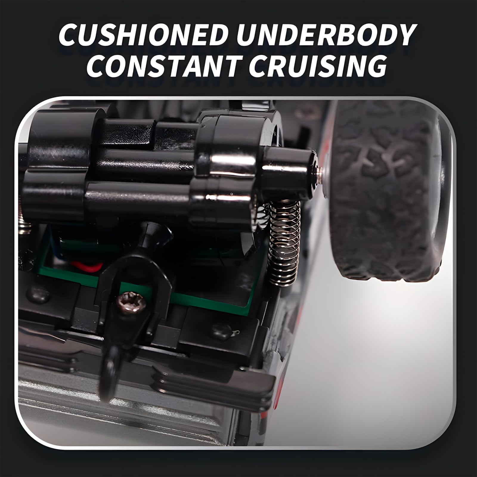 Foto 5 pulgar | Rc Monster Truck Flashstar Mini A Escala 1:64 Con Luces Rosas - Venta Internacional.