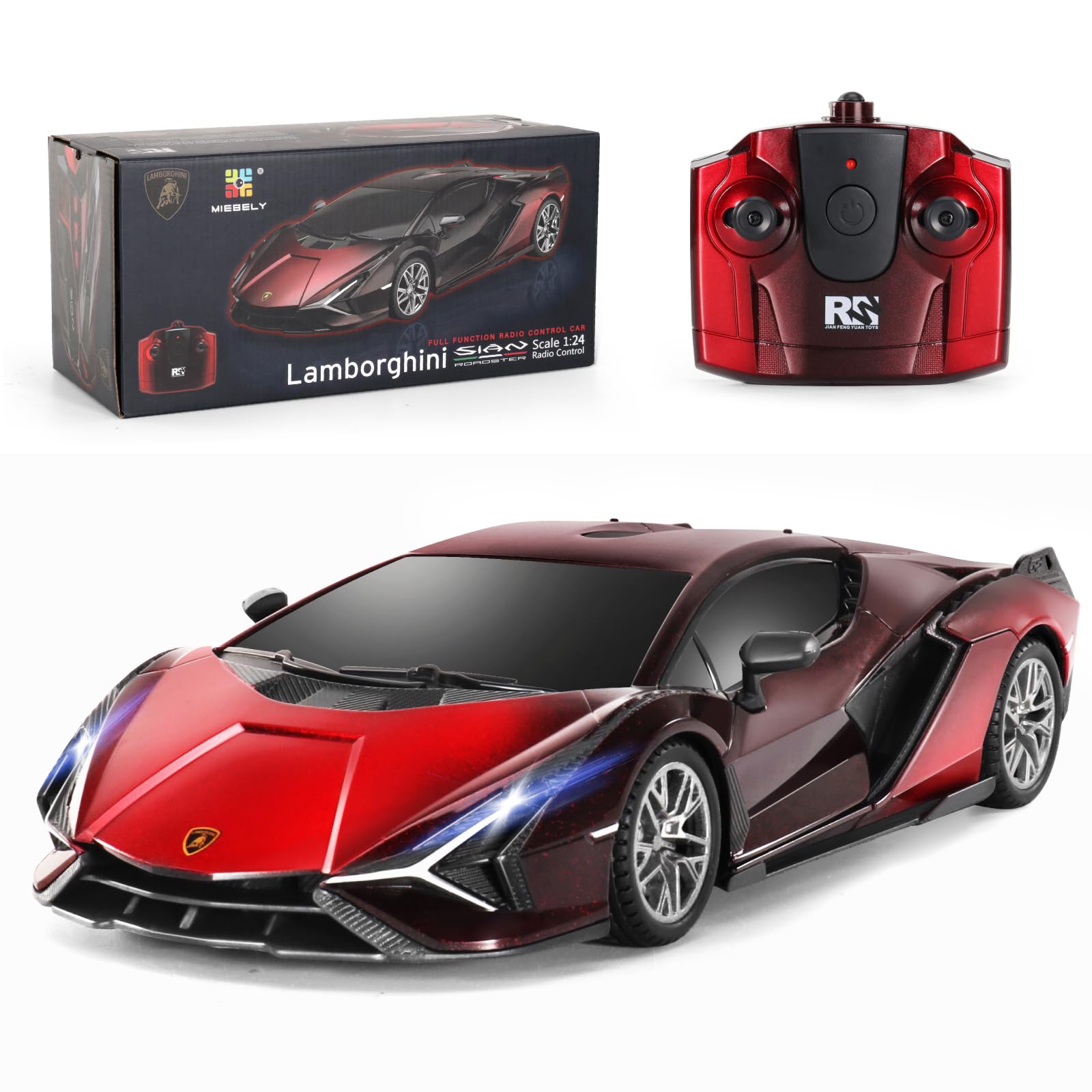 Coche Teledirigido Miebely Lamboghini Sián Escala 1:24 3,7 V 500 Mah - Venta Internacional.