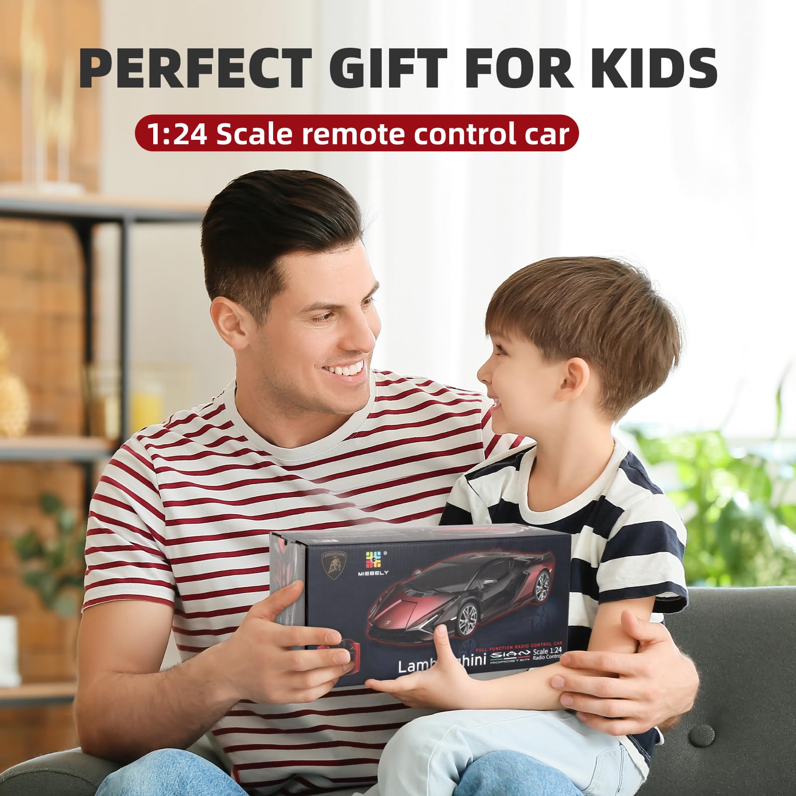 Foto 6 pulgar | Coche Teledirigido Miebely Lamboghini Sián Escala 1:24 3,7 V 500 Mah - Venta Internacional.