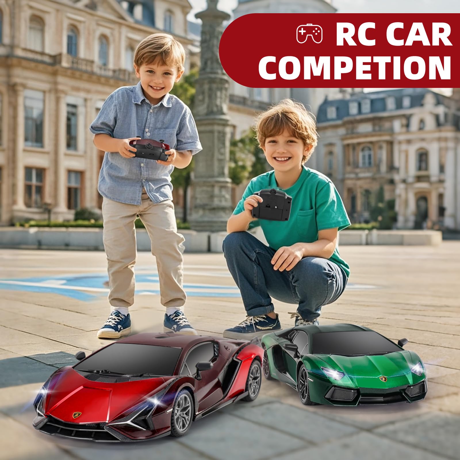 Foto 7 pulgar | Coche Teledirigido Miebely Lamboghini Sián Escala 1:24 3,7 V 500 Mah - Venta Internacional.