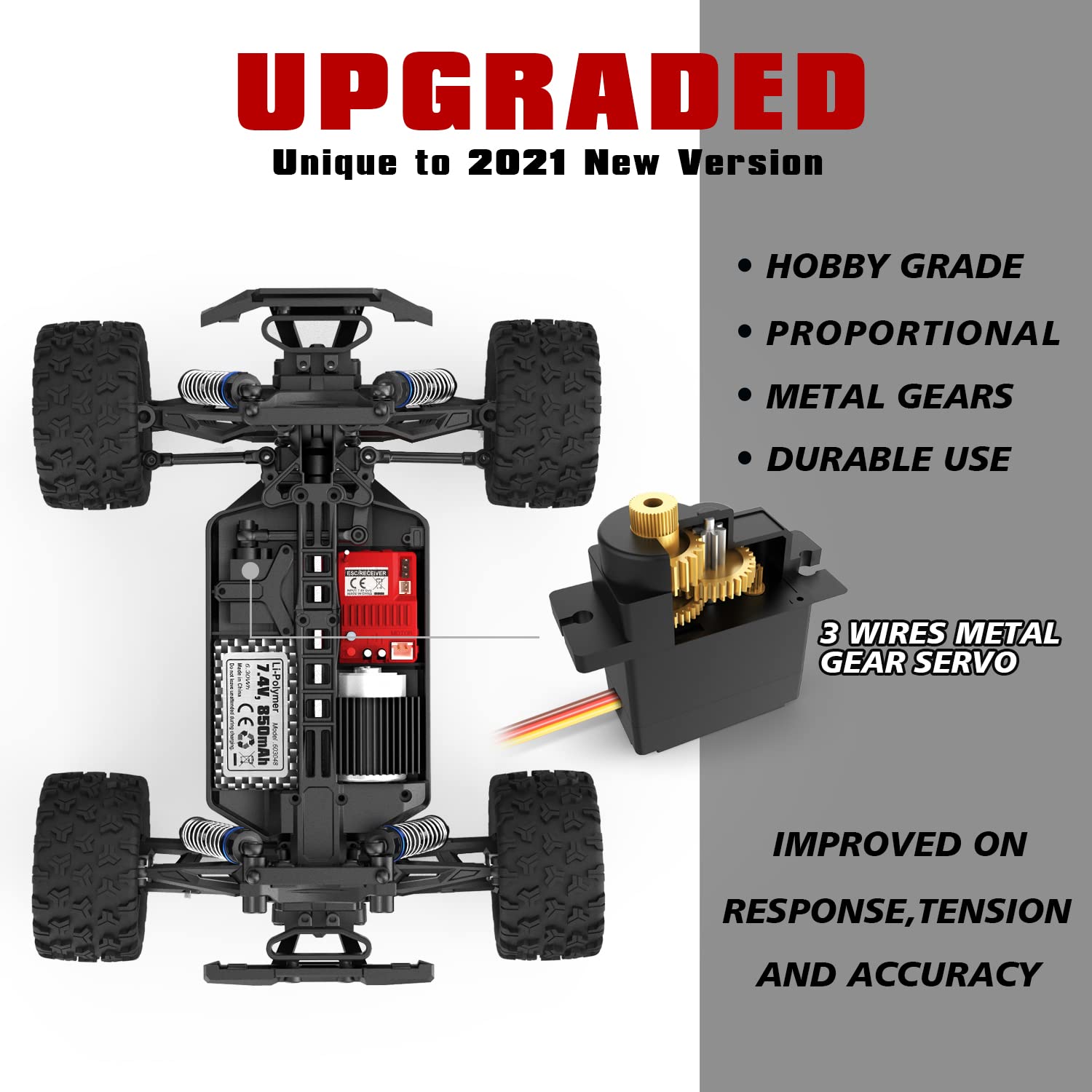Foto 2 | Monster Truck RC Haiboxing 18859e Escala 1:18 36 Km/h Velocidad 4x4 - Venta Internacional