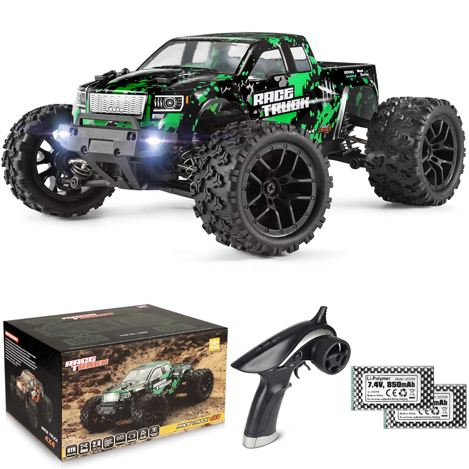 Coche Rc Haiboxing A Escala 1:18 Todo Terreno 36 Kph 4wd 18859 - Venta Internacional.