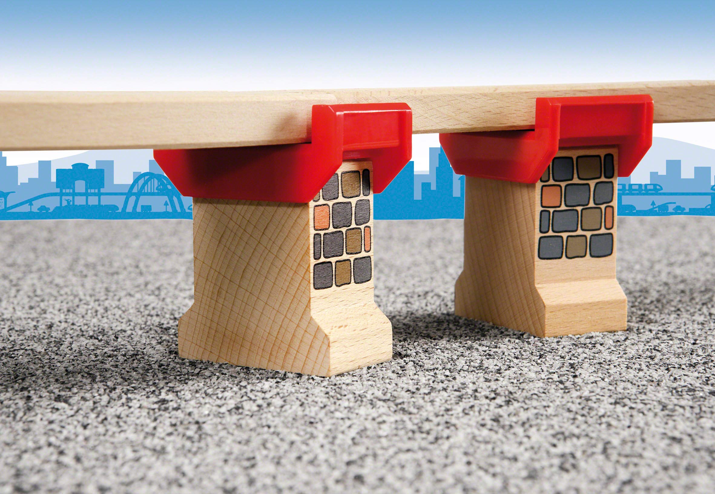Foto 3 pulgar | Juego De Rieles De Madera Brio World 33254 Super Supports, 2 Unidades - Venta Internacional.