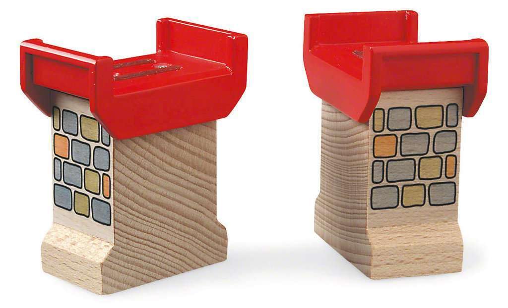 Foto 4 pulgar | Juego De Rieles De Madera Brio World 33254 Super Supports, 2 Unidades - Venta Internacional.