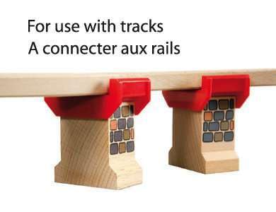 Foto 7 pulgar | Juego De Rieles De Madera Brio World 33254 Super Supports, 2 Unidades - Venta Internacional.