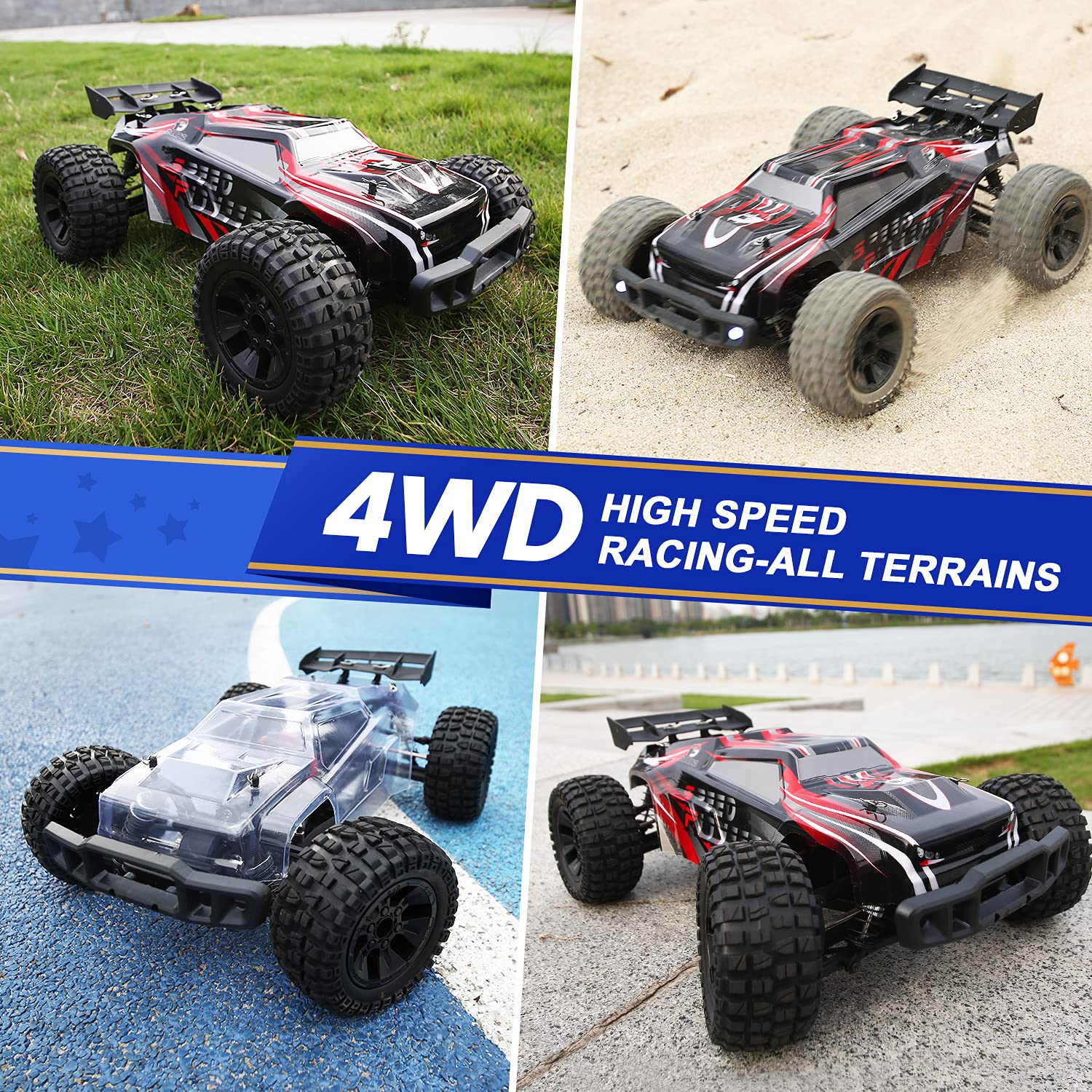 Foto 4 pulgar | Carcasa Extra Para Coche Rc Deerc 9206e Diy, Escala 1:10, 48 Km/h O Más - Venta Internacional.