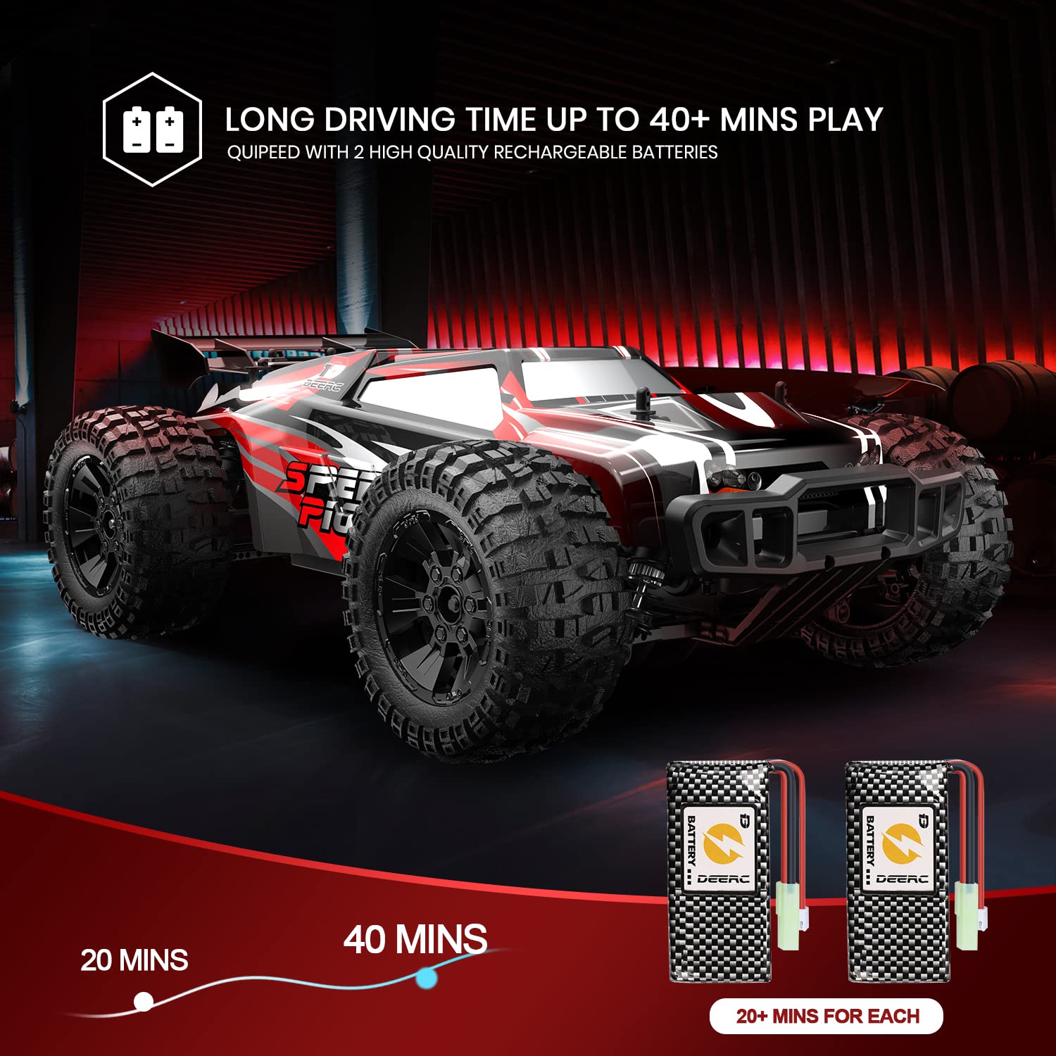 Foto 5 | Carcasa Extra Para Coche Rc Deerc 9206e Diy, Escala 1:10, 48 Km/h O Más - Venta Internacional.