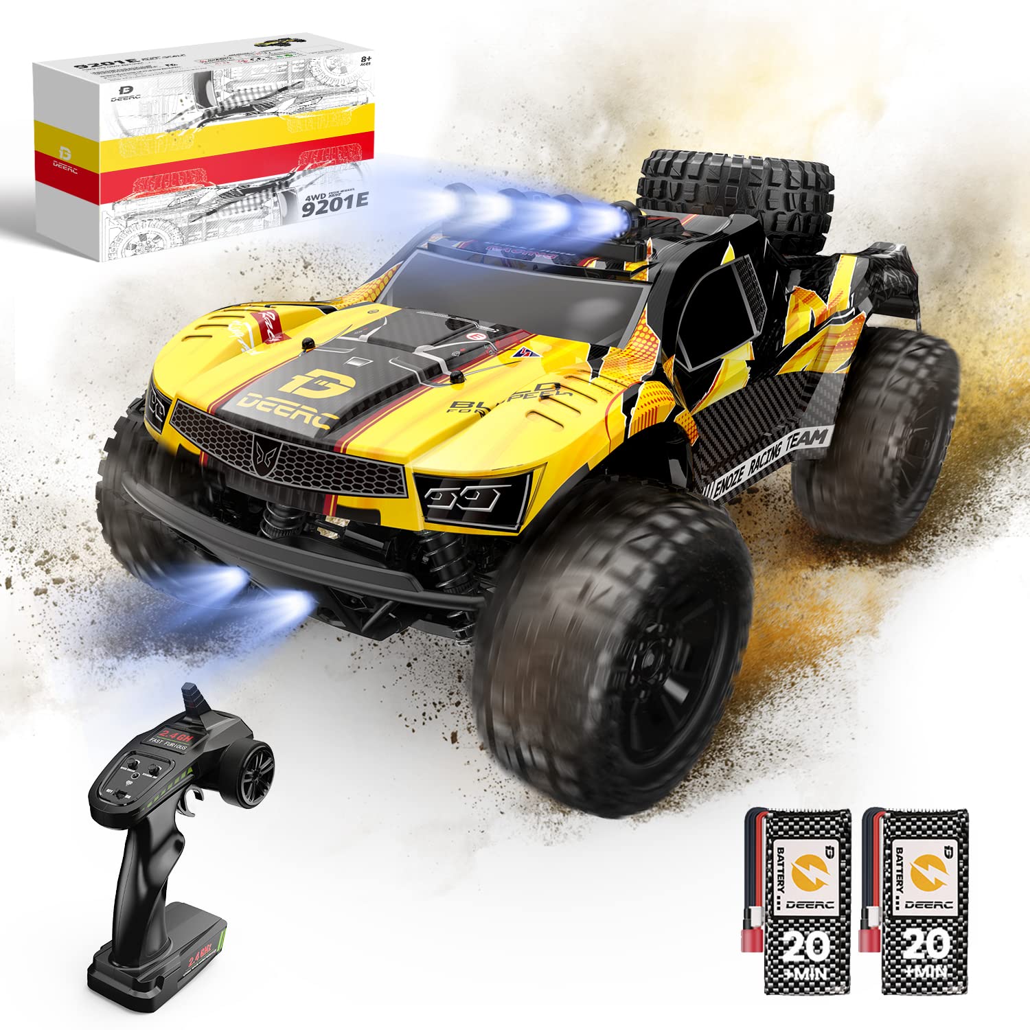 Foto 1 | Camión A Control Remoto Deerc 9201e A Escala 1:10 48 Km/h 4x4 - Venta Internacional.