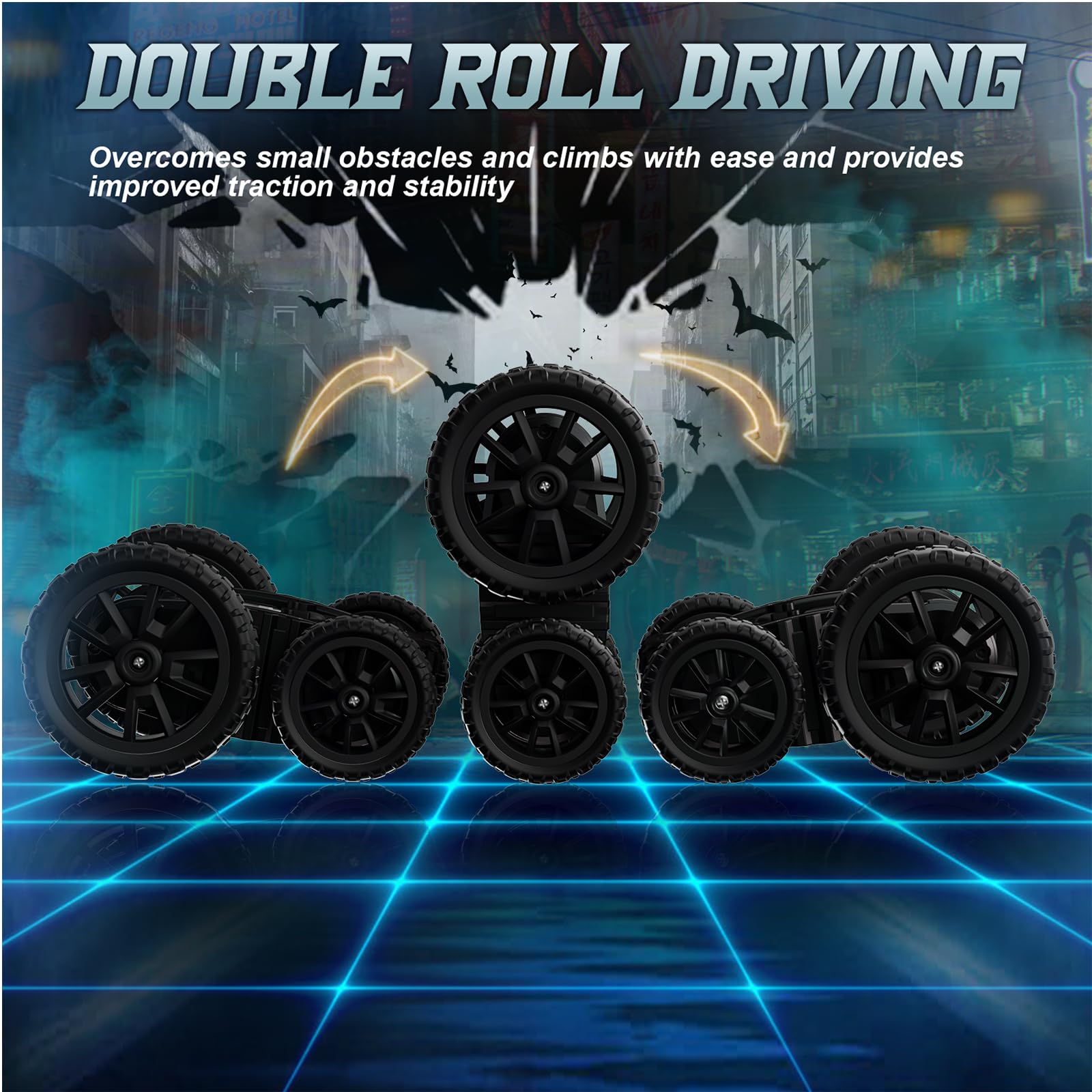 Foto 4 pulgar | Auto Terucle 4wd Con Control Remoto Y Rotación De 360° Con Rociador Para Niños De 4 A 13 Años - Venta Internacional.