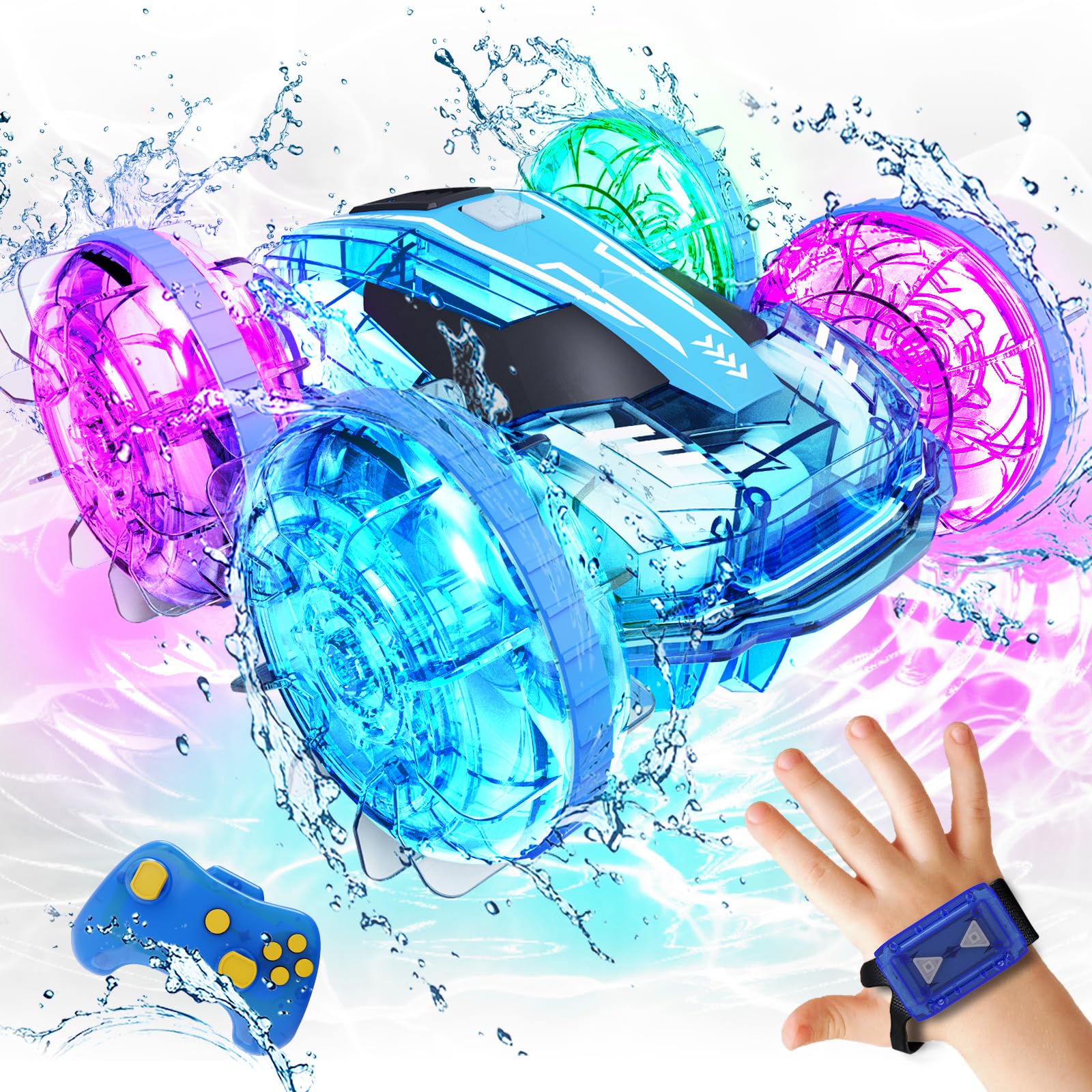 Coche Anfibio Tecnock Con Control Remoto Para Niños 4wd Rc - Venta Internacional.