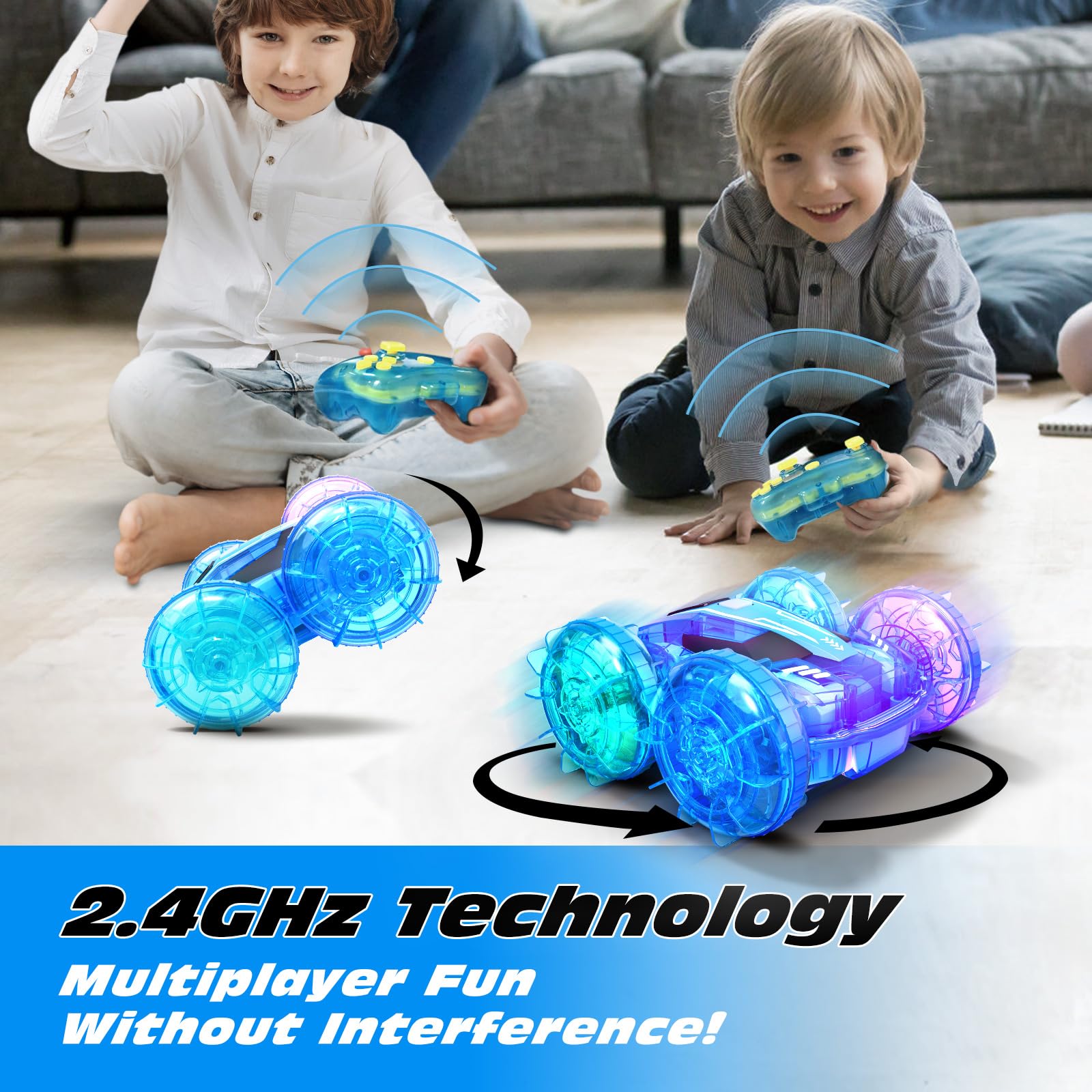 Foto 6 pulgar | Coche Anfibio Tecnock Con Control Remoto Para Niños 4wd Rc - Venta Internacional.