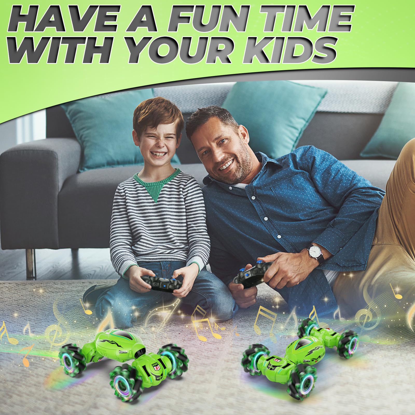 Foto 3 pulgar | Rc Car Dysaim Gesture Sensing Stunt 4wd 2.4 Ghz Para Niños De 6 A 12 Años - Venta Internacional.