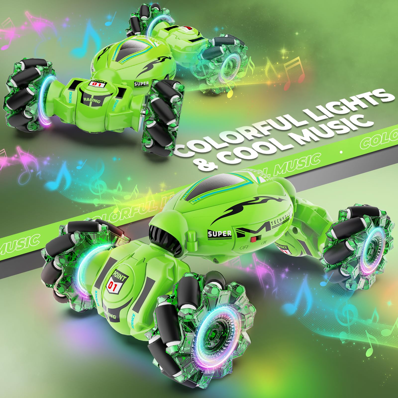 Foto 5 pulgar | Rc Car Dysaim Gesture Sensing Stunt 4wd 2.4 Ghz Para Niños De 6 A 12 Años - Venta Internacional.