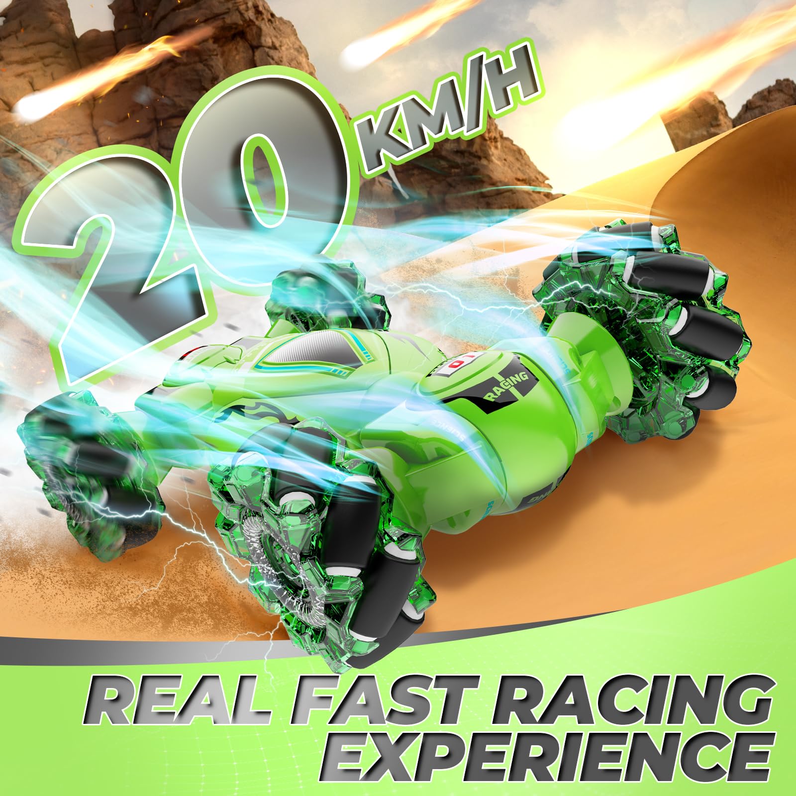 Foto 6 pulgar | Rc Car Dysaim Gesture Sensing Stunt 4wd 2.4 Ghz Para Niños De 6 A 12 Años - Venta Internacional.