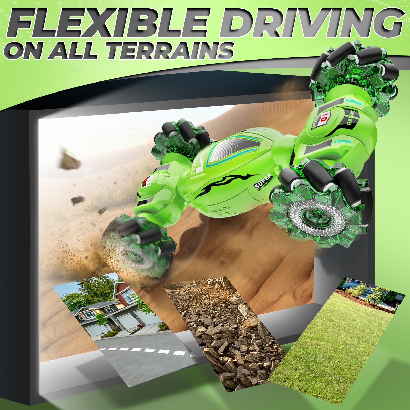 Foto 7 pulgar | Rc Car Dysaim Gesture Sensing Stunt 4wd 2.4 Ghz Para Niños De 6 A 12 Años - Venta Internacional.