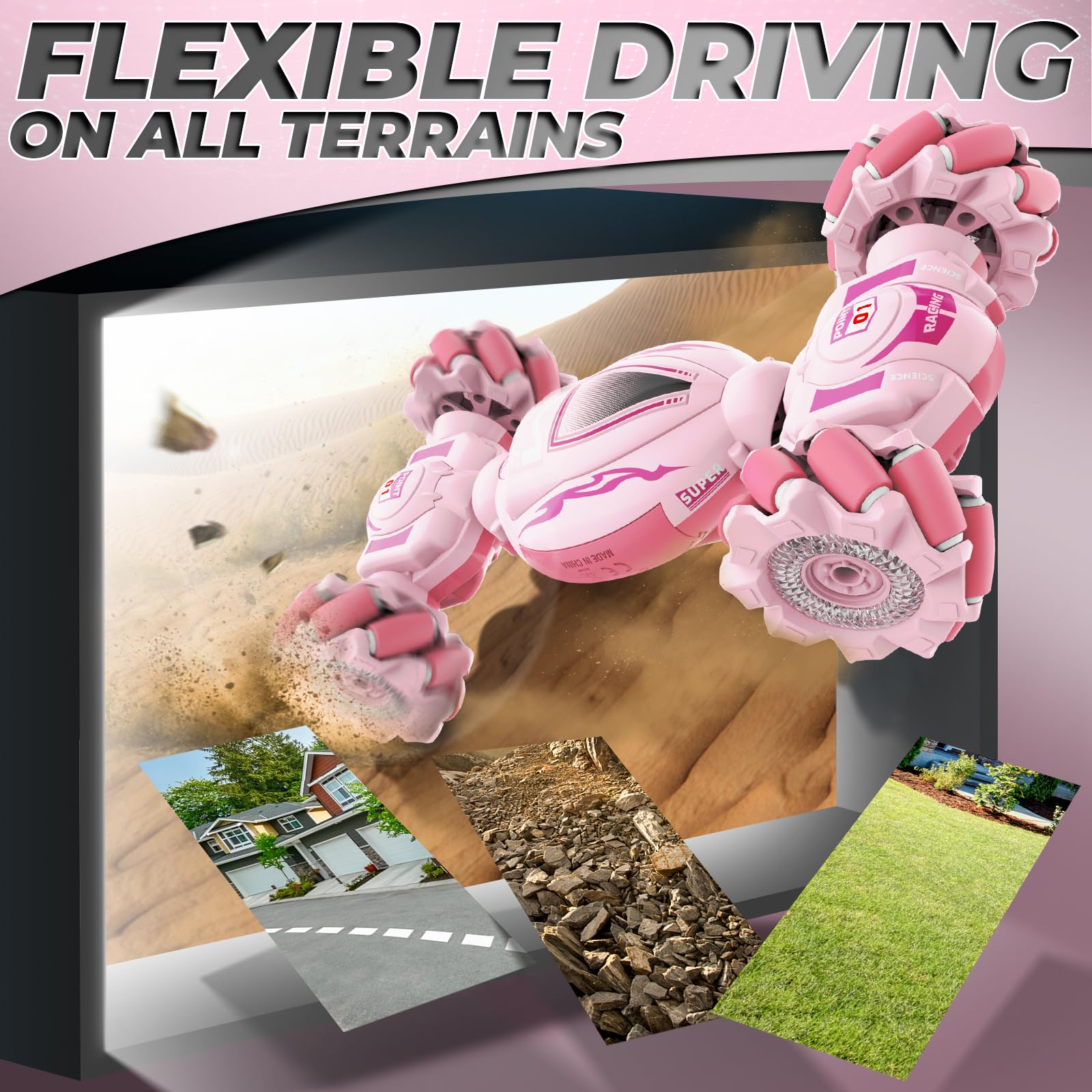 Foto 7 pulgar | Rc Car Dysaim Gesture Sensing Stunt 4wd 2.4 Ghz Para Niños De 6 A 12 Años - Venta Internacional.