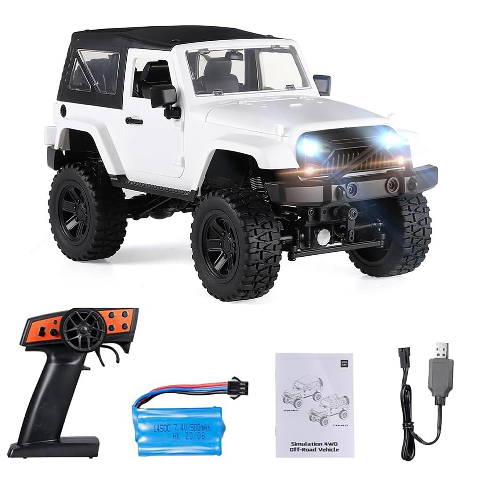 Foto 2 pulgar | Coche De Control Remoto Rc Crawler Goolrc F1 A Escala 1:14 De 2,4 Ghz - Venta Internacional.
