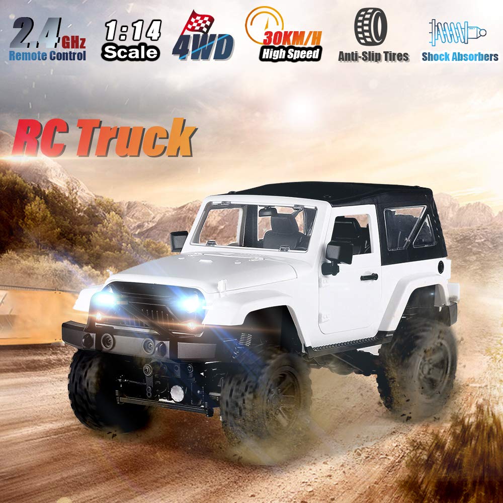 Foto 3 pulgar | Coche De Control Remoto Rc Crawler Goolrc F1 A Escala 1:14 De 2,4 Ghz - Venta Internacional.