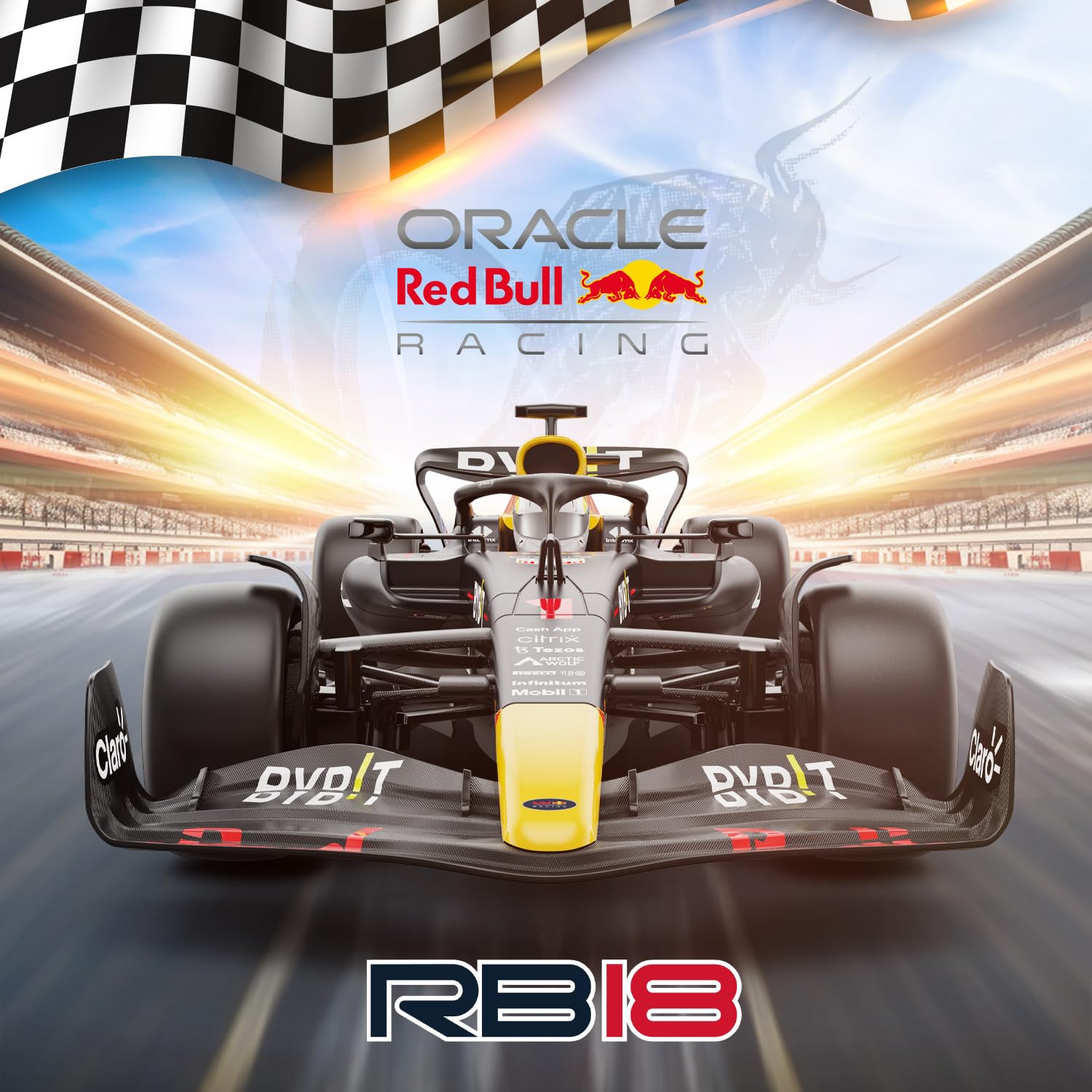 Foto 2 | Coche A Control Remoto Rastar 1/12 Red Bull Racing F1 Rb18 - Venta Internacional.