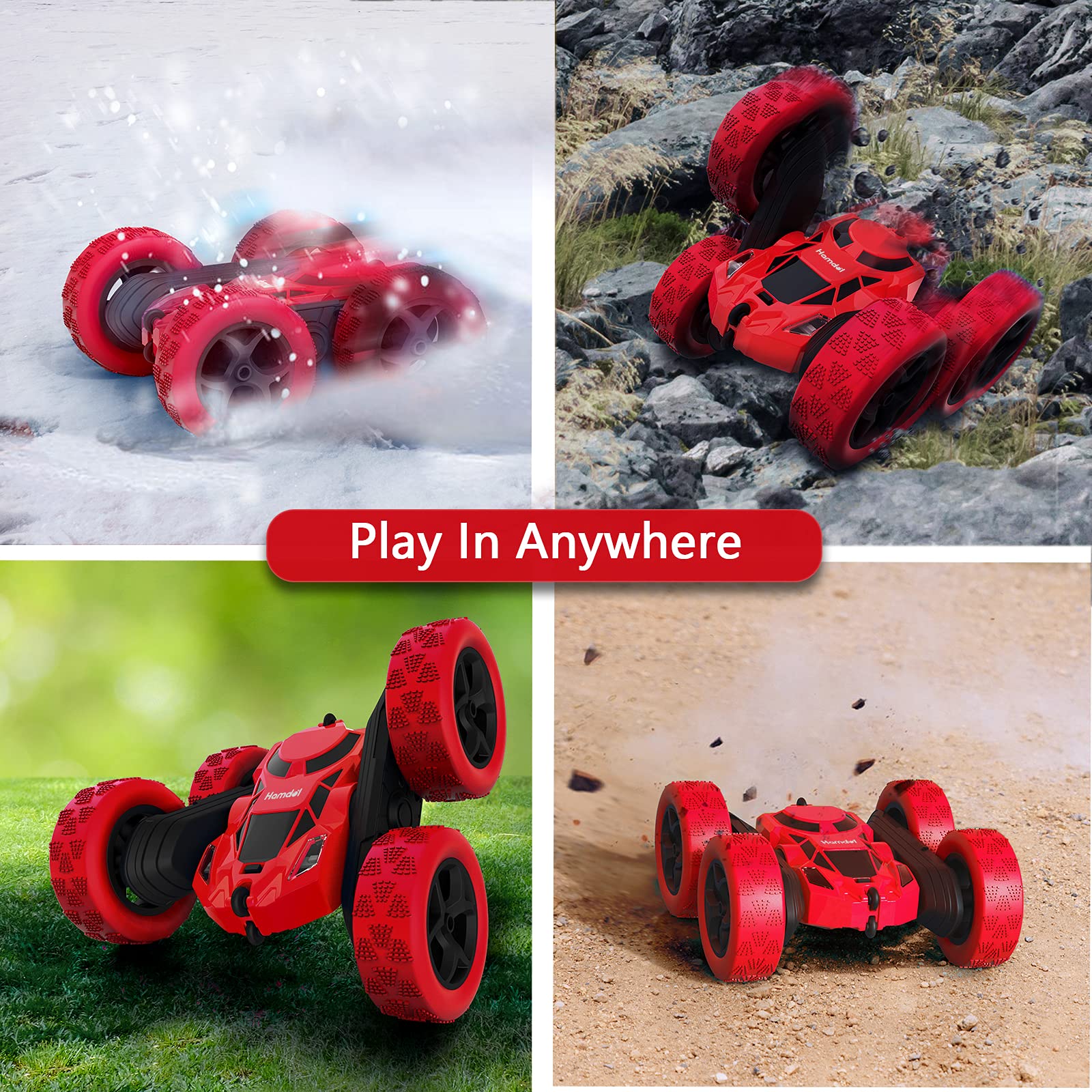 Foto 6 pulgar | Coche De Control Remoto Hamdol De Doble Cara, 360°, 4wd Rc, 6-12 Años - Venta Internacional.