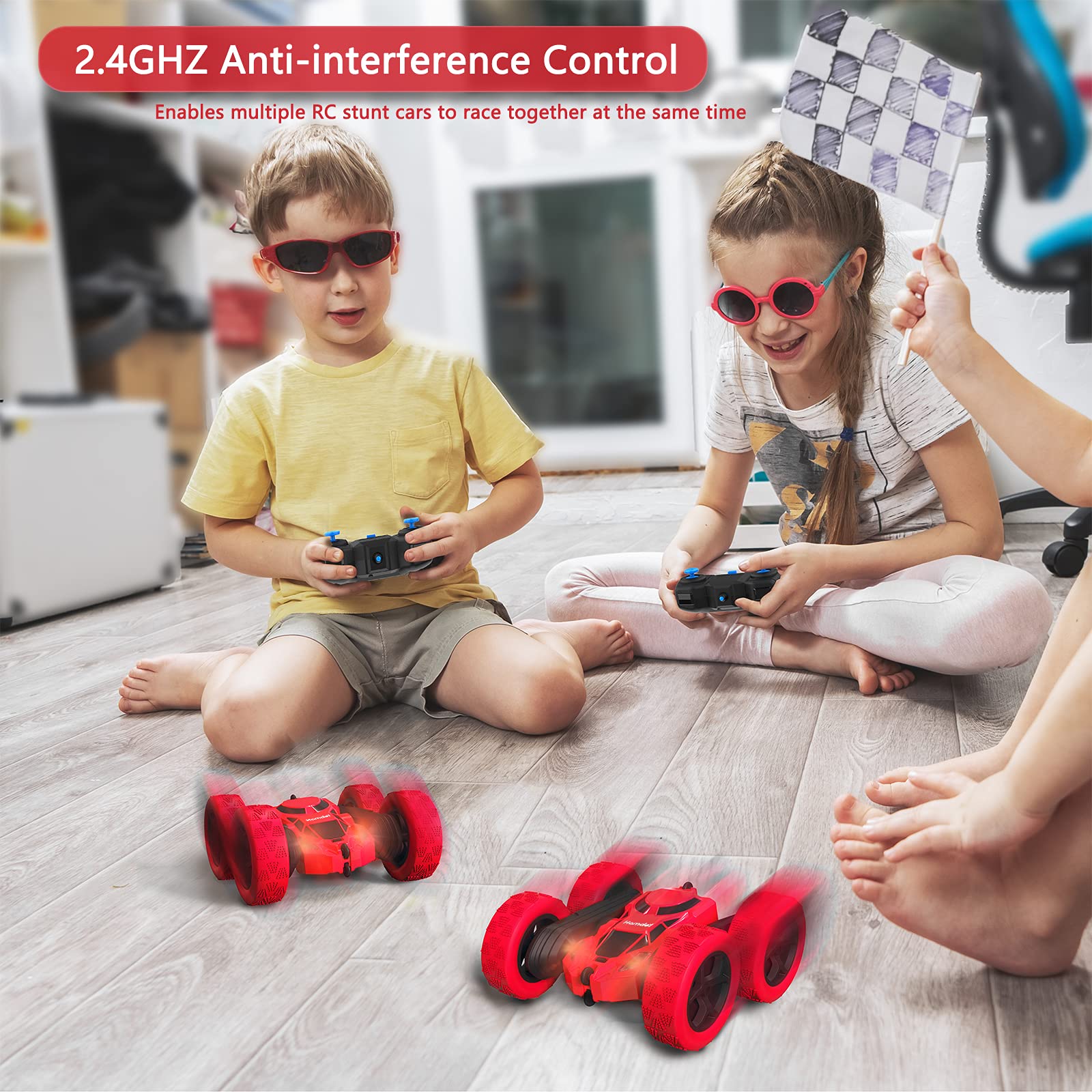 Foto 7 pulgar | Coche De Control Remoto Hamdol De Doble Cara, 360°, 4wd Rc, 6-12 Años - Venta Internacional.