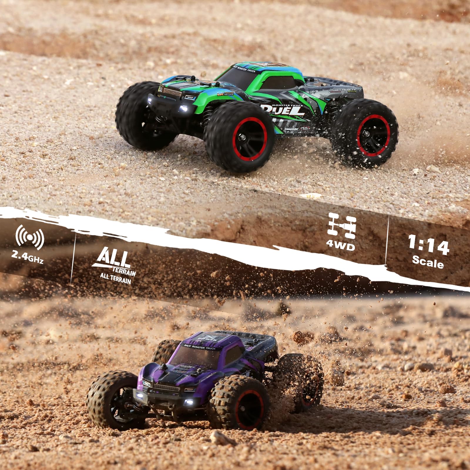 Foto 3 pulgar | Coche Rc Haiboxing 2015, Escala 1:14, 39 Km/h, 4x4, Todoterreno, Impermeable - Venta Internacional.