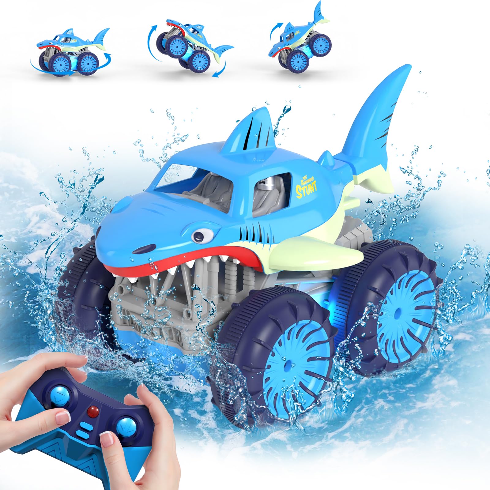 Coche De Control Remoto Maxtronic Amphibious Rc Shark Truck - Venta Internacional.