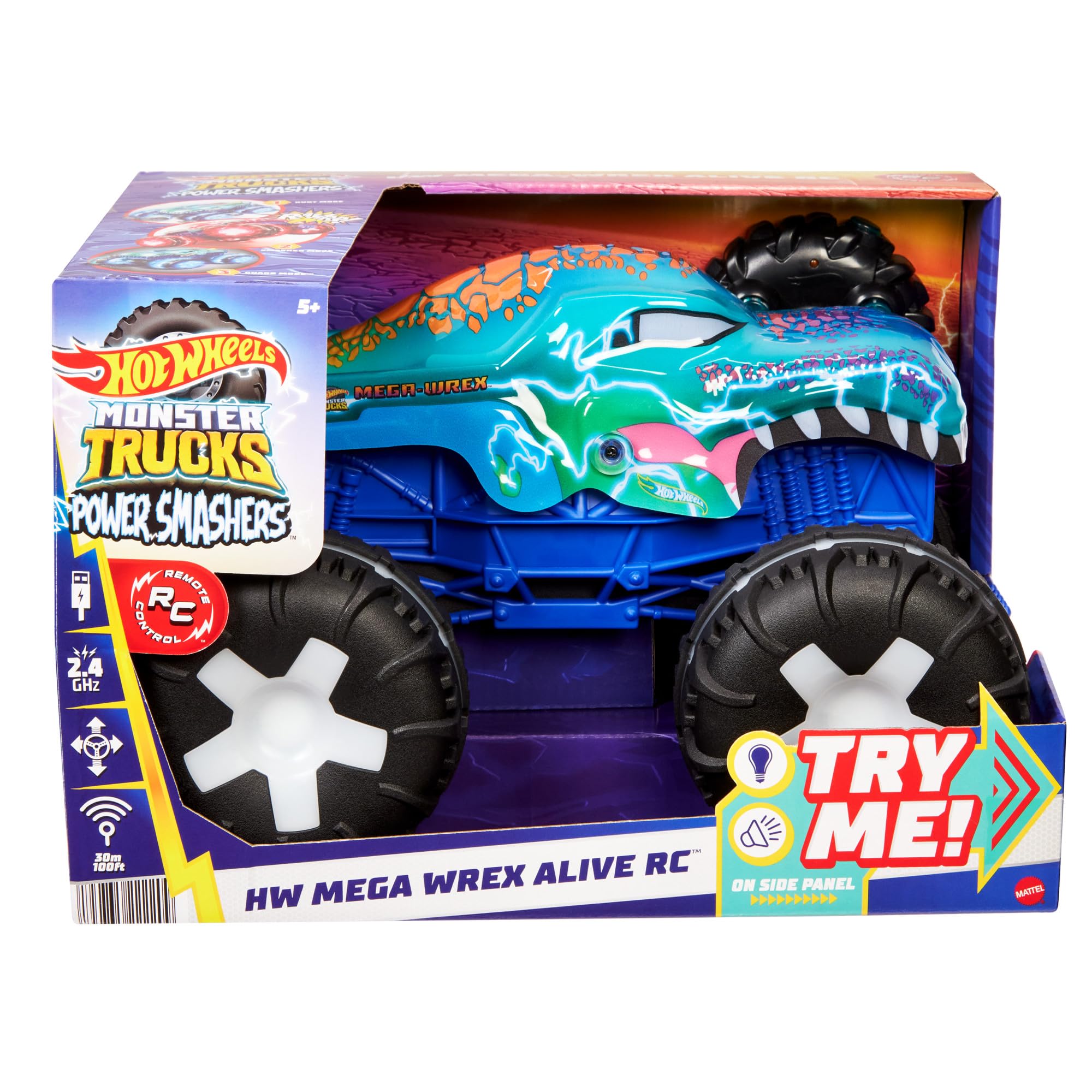 Foto 8 pulgar | Control Remoto Monster Truck Hot Wheels Mega-wrex 1:15 - Venta Internacional.