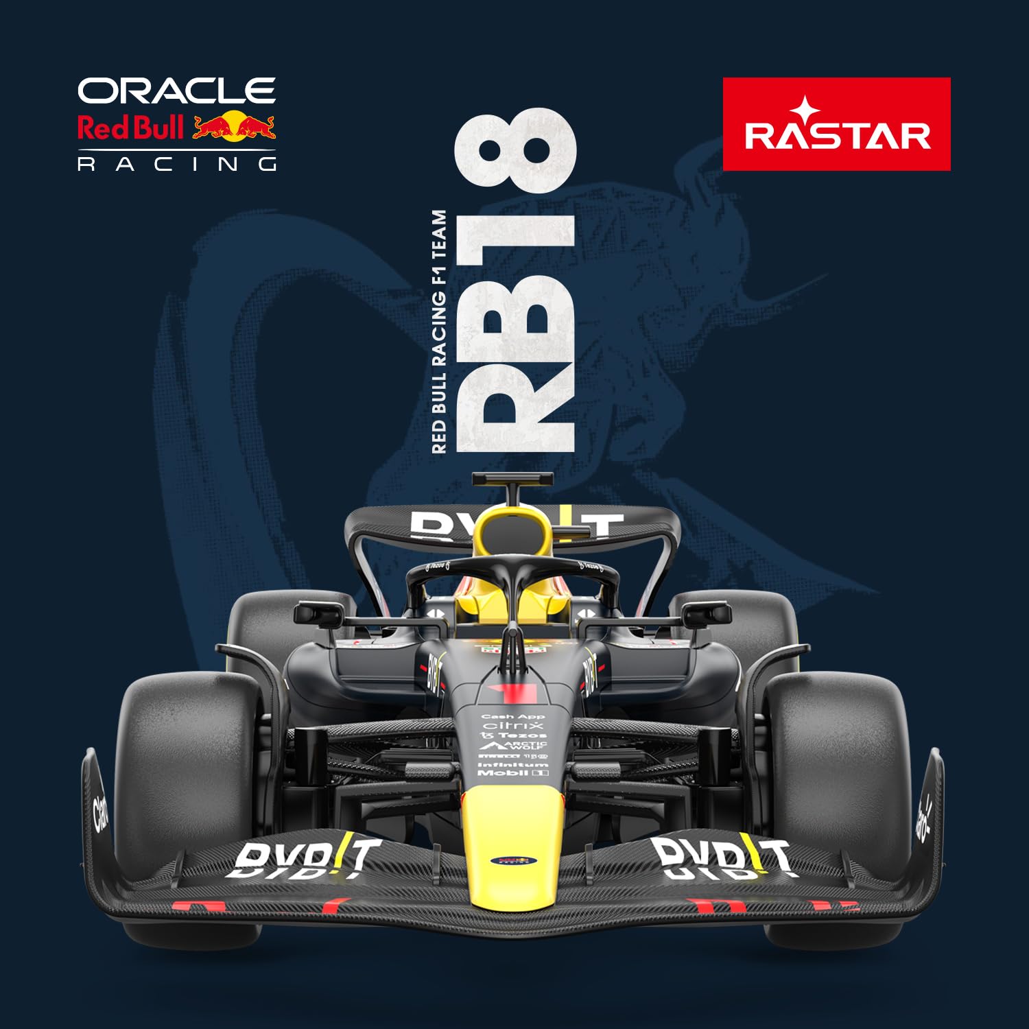 Foto 3 pulgar | Coche Rc Rastar Red Bull F1 Rb18 2022 Sergio Pérez, Escala 1/18 - Venta Internacional.