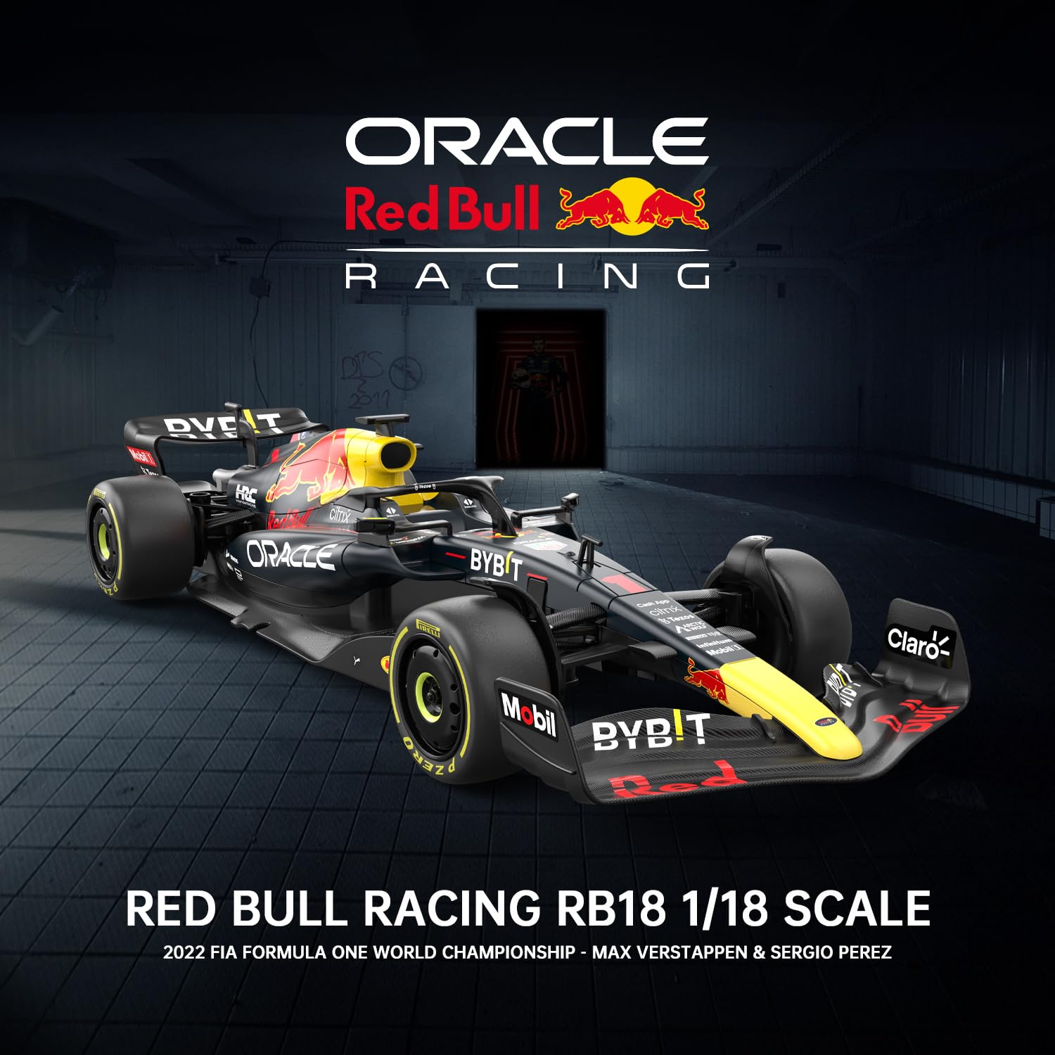 Foto 4 pulgar | Coche Rc Rastar Red Bull F1 Rb18 2022 Sergio Pérez, Escala 1/18 - Venta Internacional.