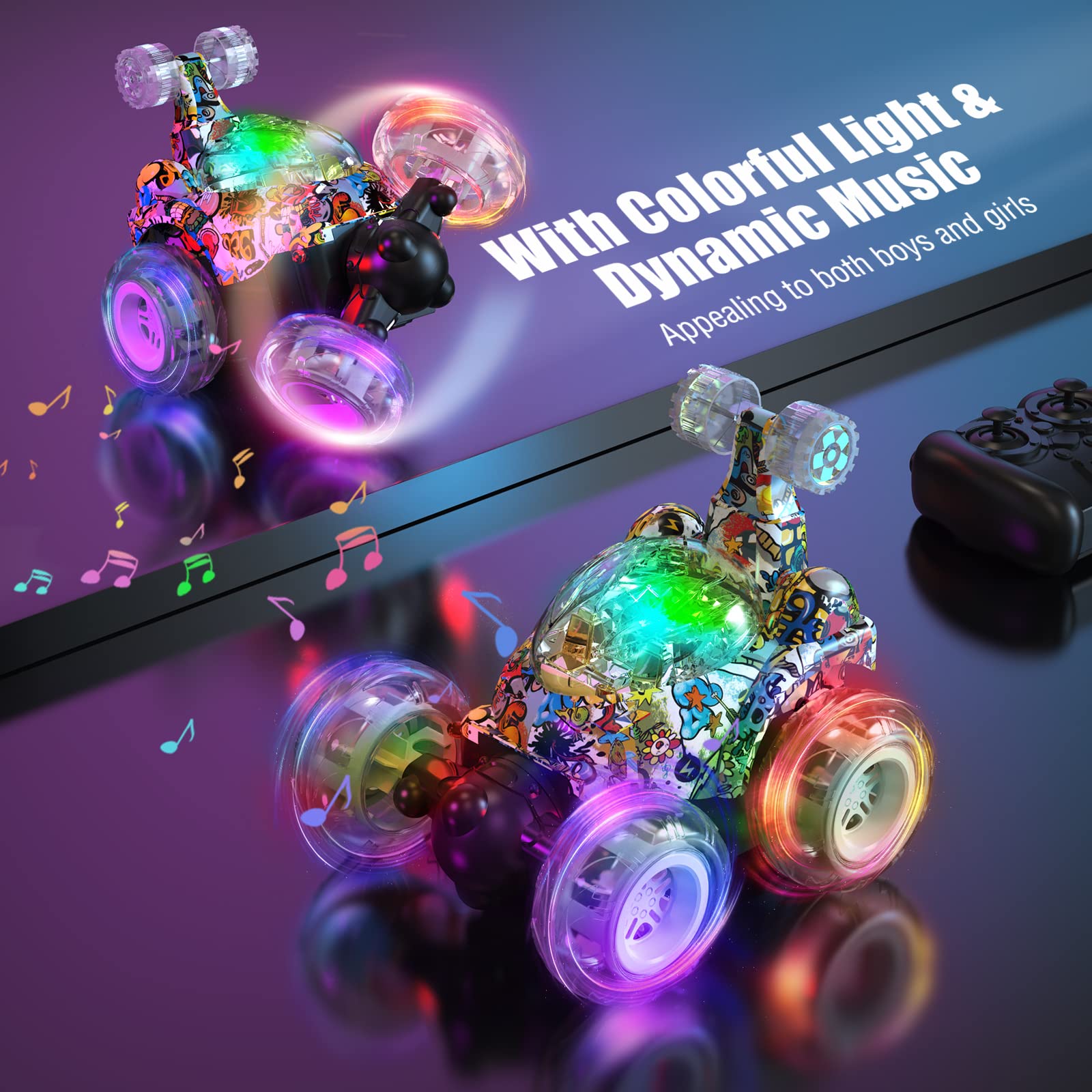 Foto 2 | Coche A Control Remoto Kizeefun Invincible 360° Rolling Twister - Venta Internacional.