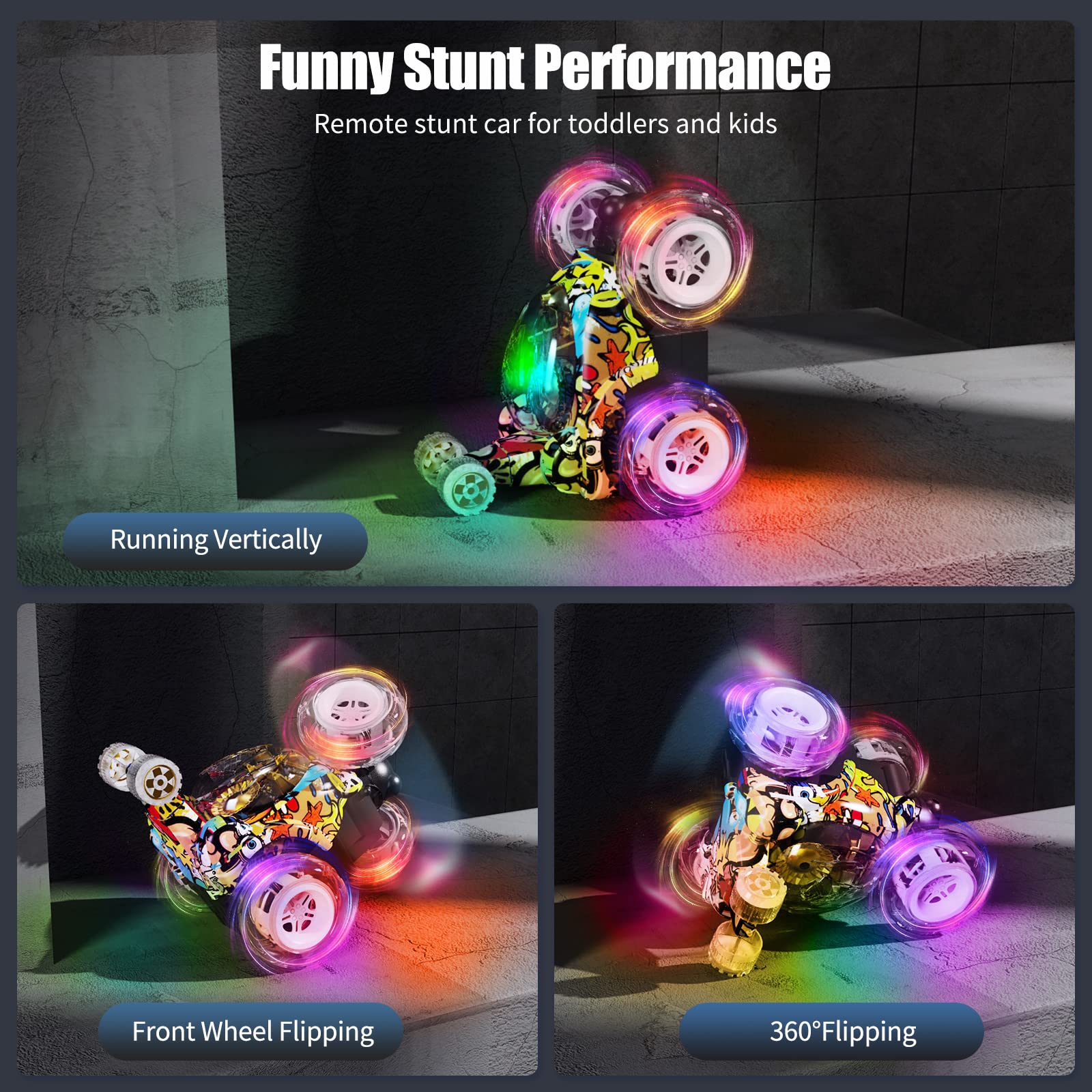 Foto 4 pulgar | Coche A Control Remoto Kizeefun Invincible 360° Rolling Twister - Venta Internacional.
