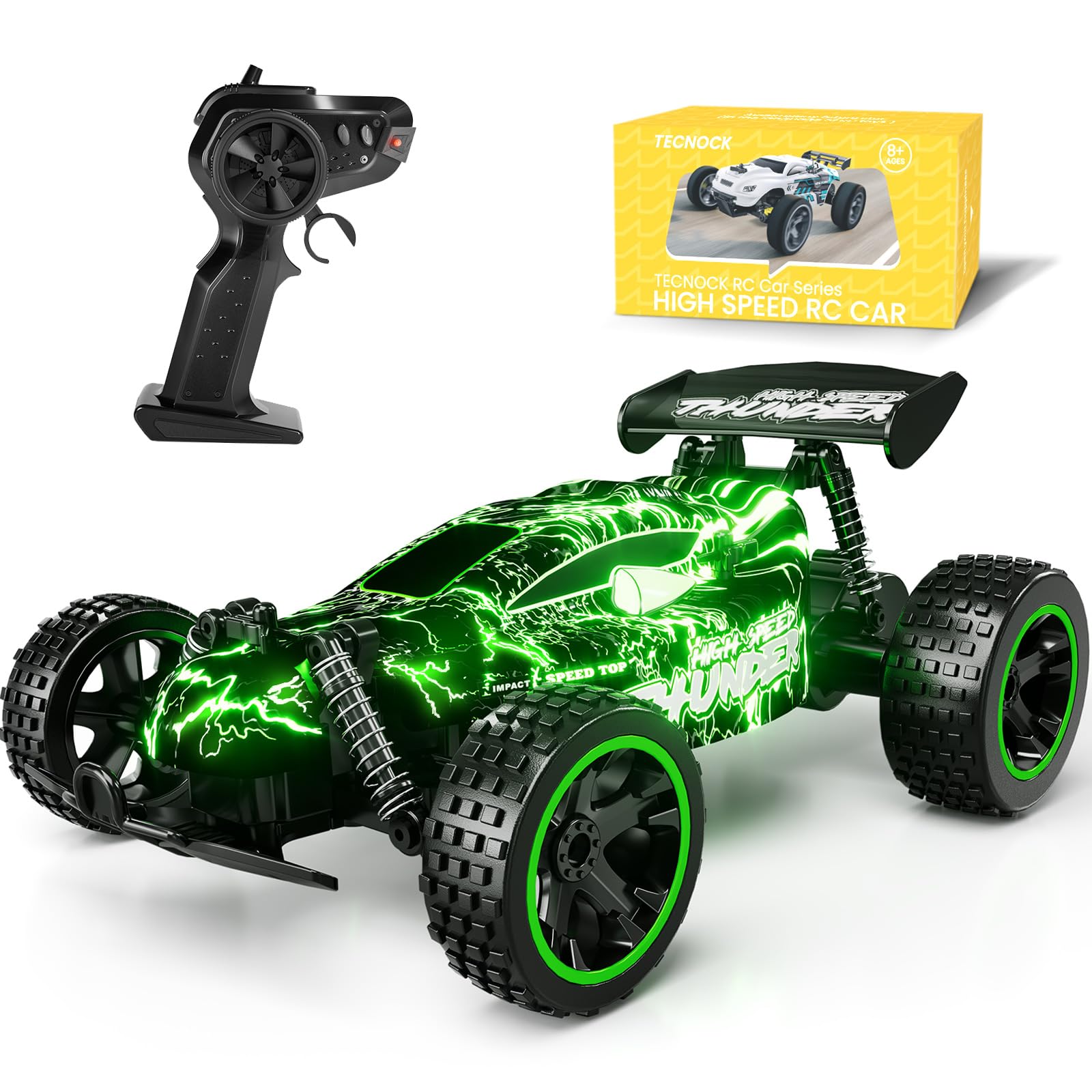 Carro a Control Remoto Tecnock con Luces-Venta Internacional $945