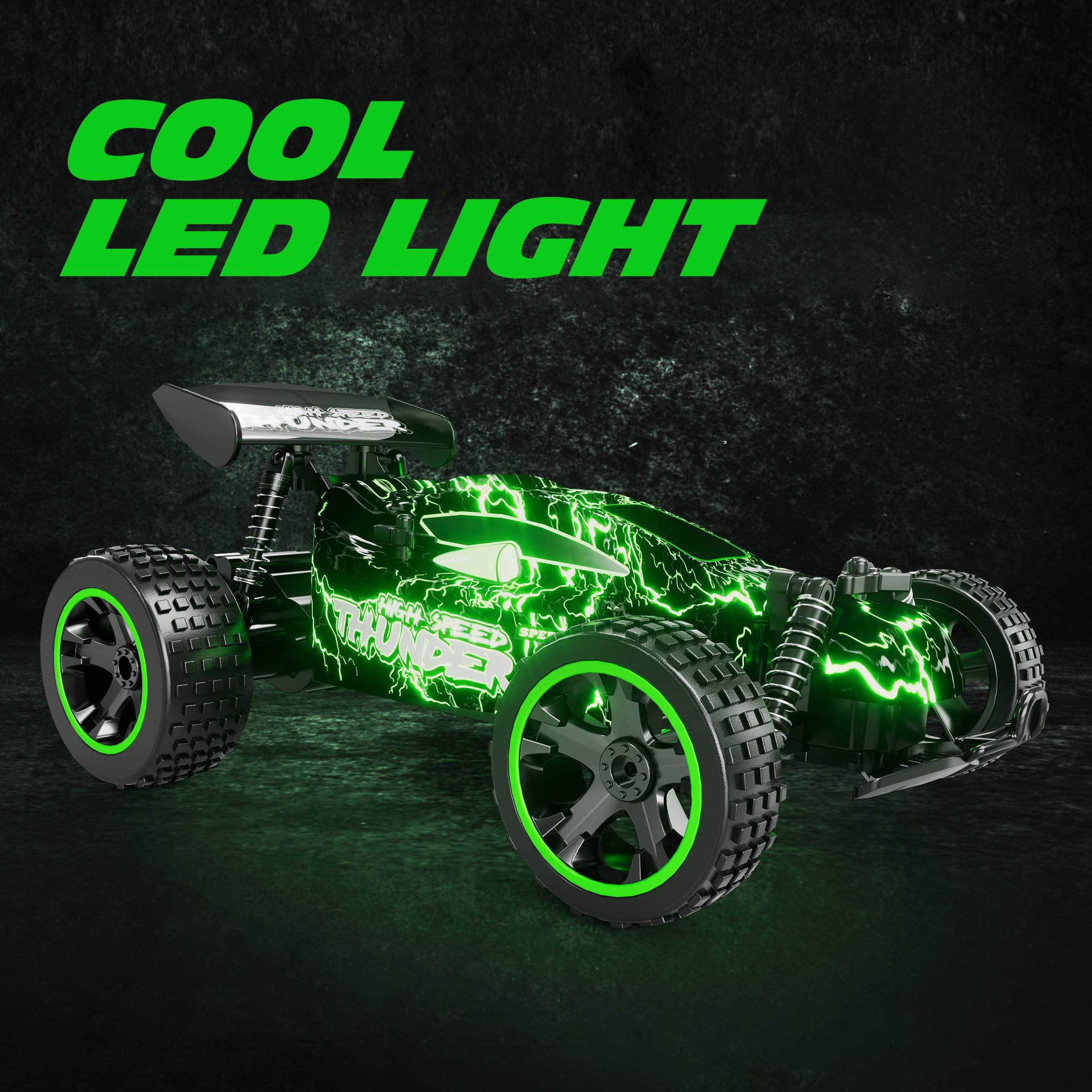 Foto 4 pulgar | Carro a Control Remoto Tecnock con Luces-Venta Internacional