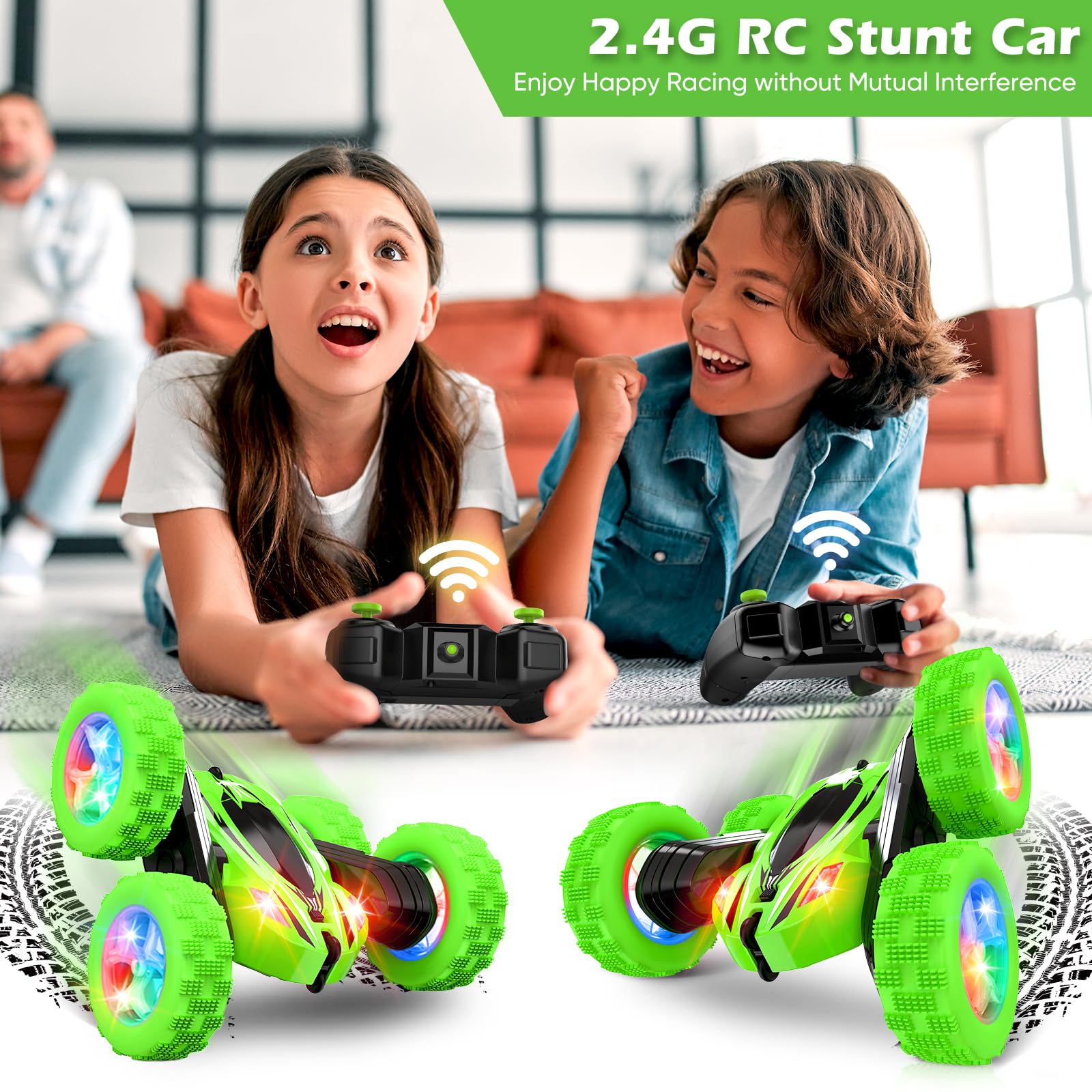 Foto 4 pulgar | Coche de Control Remoto Qumcou con Batería Recargable - Venta Internacional