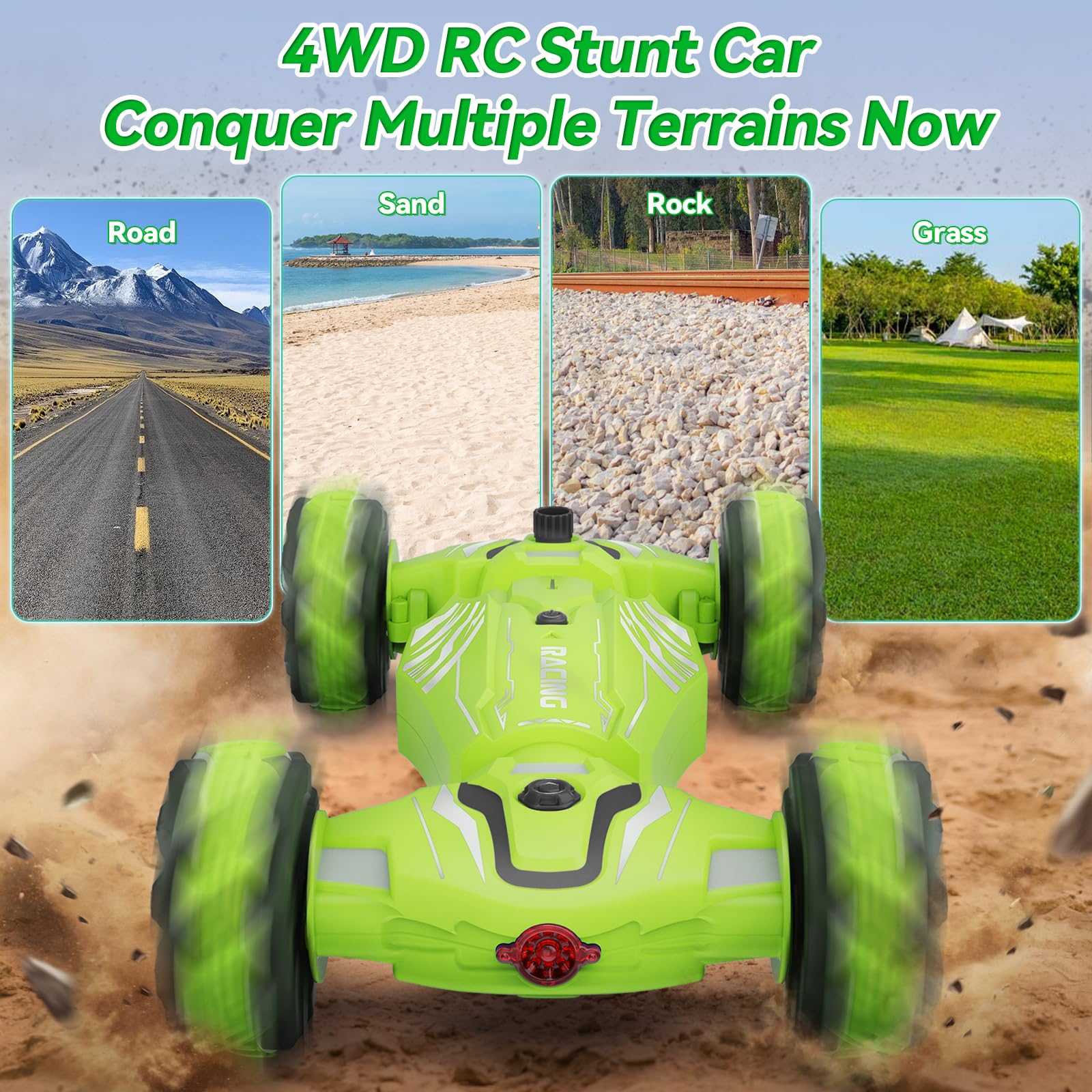 Foto 4 | Rc Car Dysaim Gesture Sensing Stunt 4wd 360° Con Rotación De 6 A 12 H - Venta Internacional.