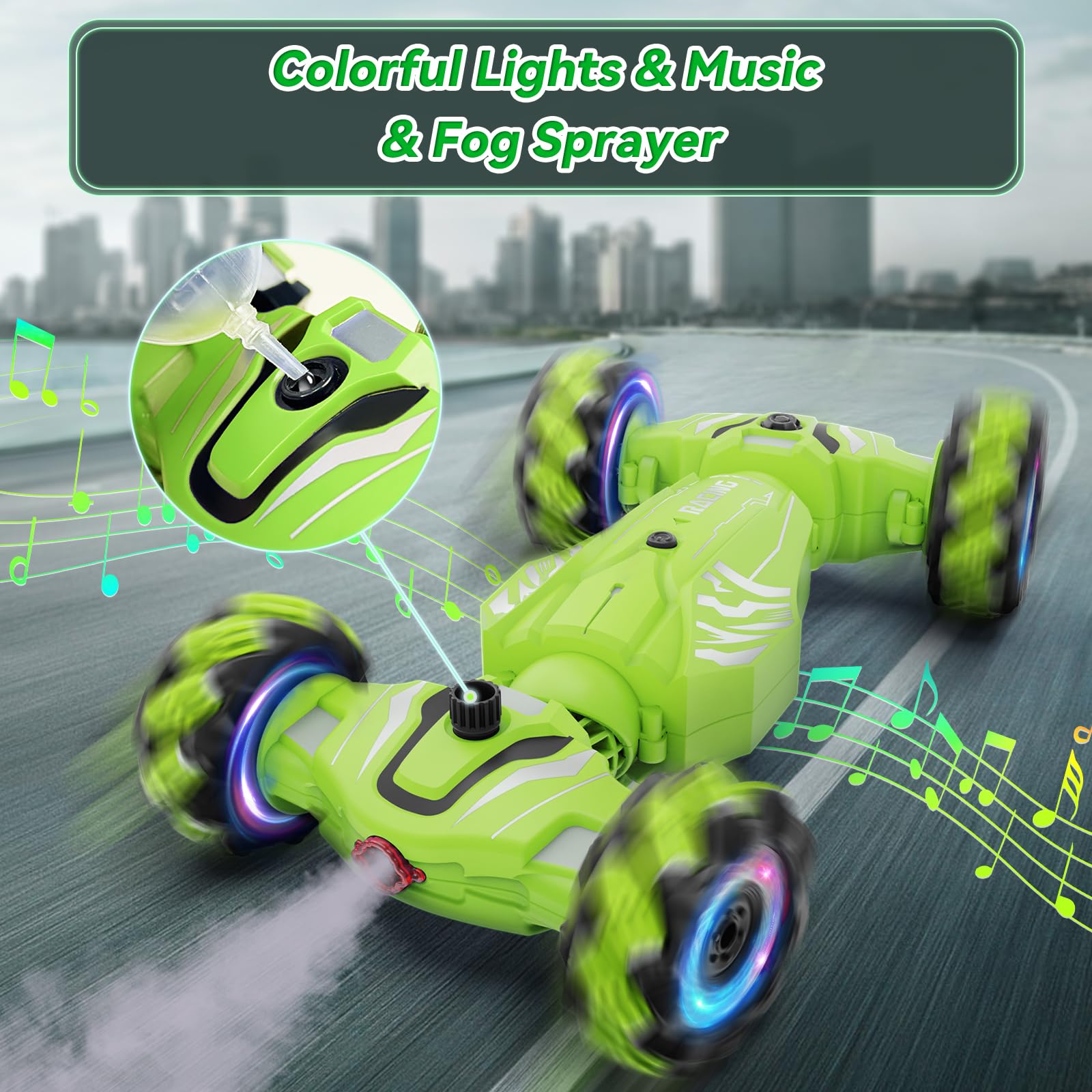 Foto 6 pulgar | Rc Car Dysaim Gesture Sensing Stunt 4wd 360° Con Rotación De 6 A 12 H - Venta Internacional.