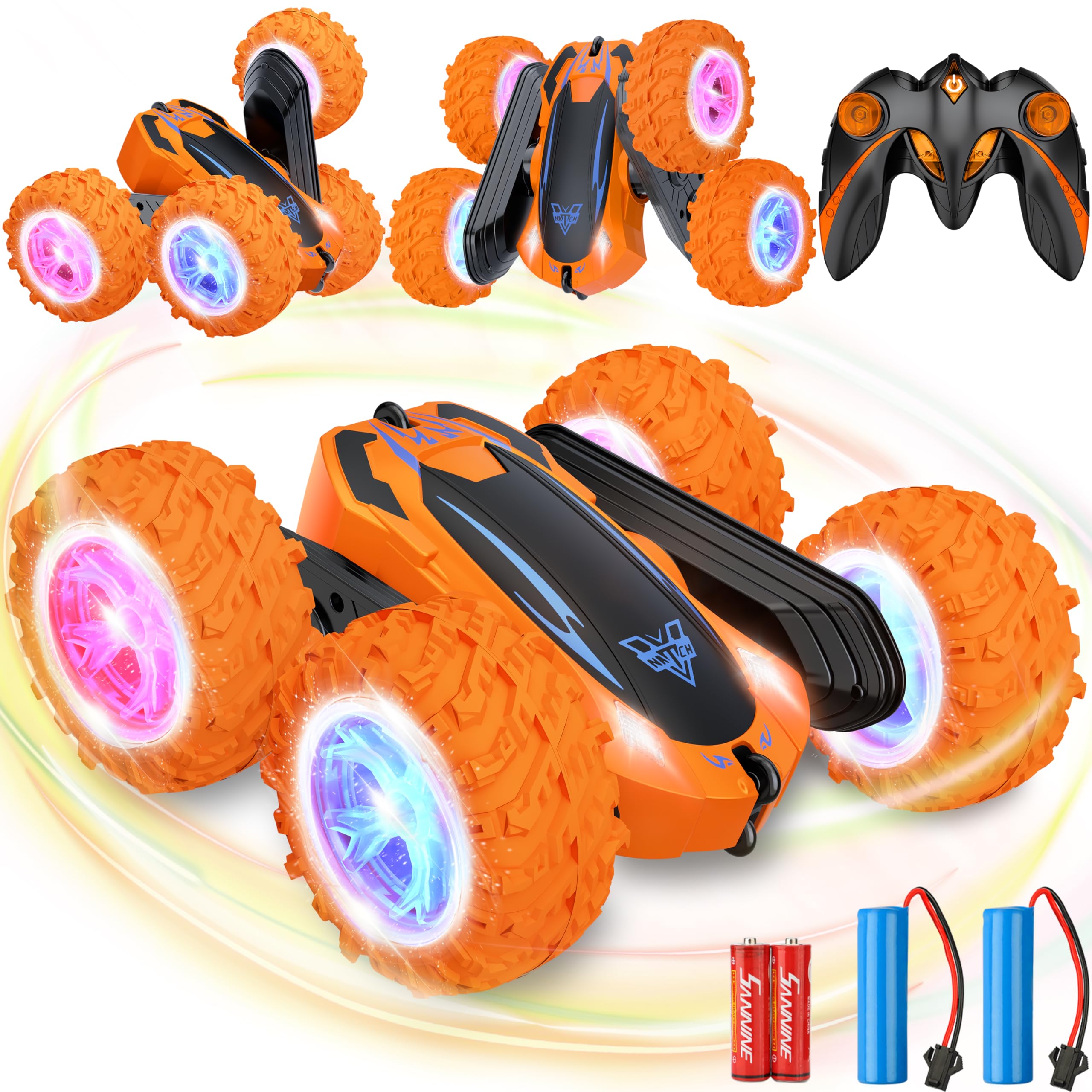 Foto 2 pulgar | Coche A Control Remoto Kkones De 2.4 Ghz Electric Race Stunt 4wd - Venta Internacional.