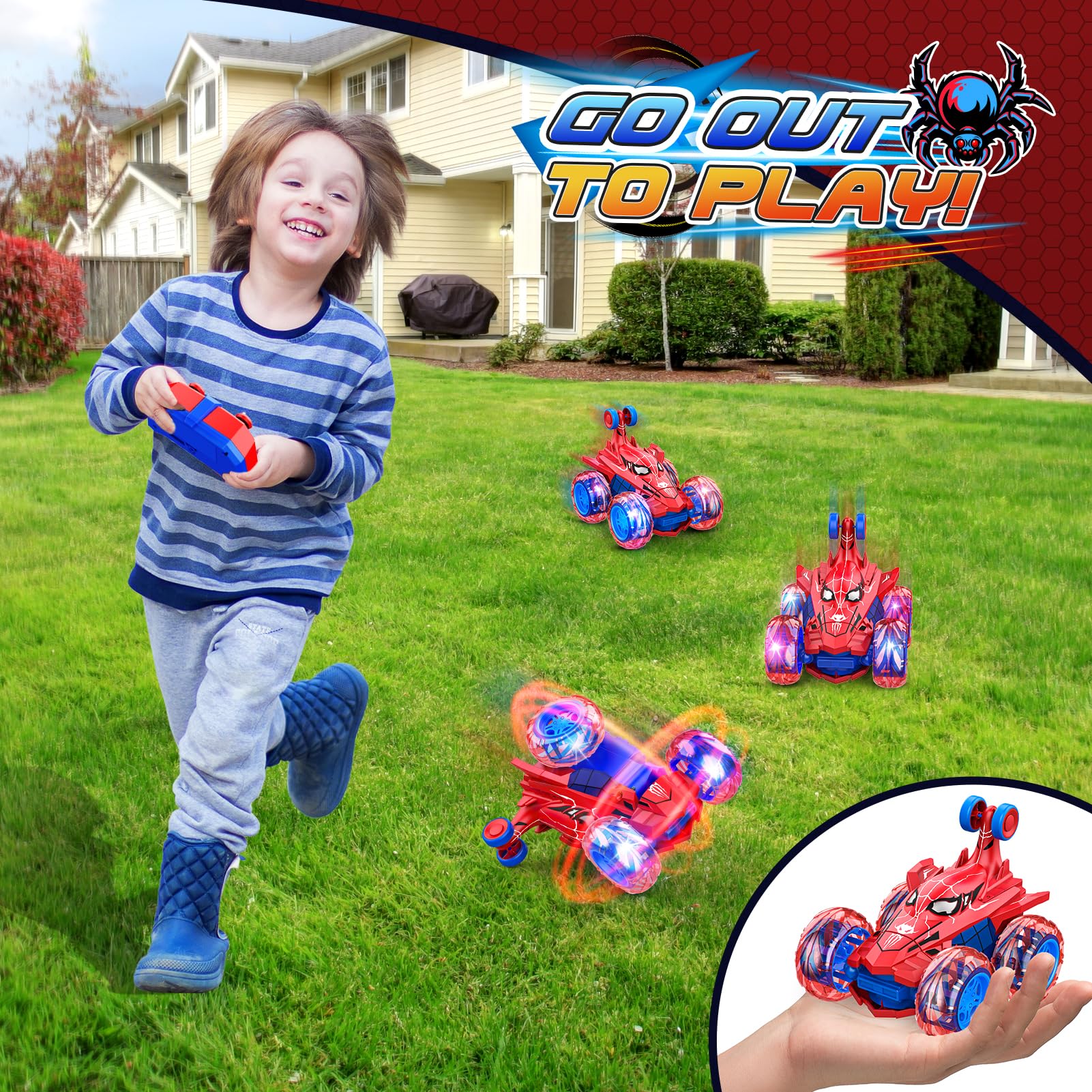 Foto 4 | Coche Teledirigido Hchildhood, Acrobacias Con Rotación De 360°, Coche Rc - Venta Internacional.