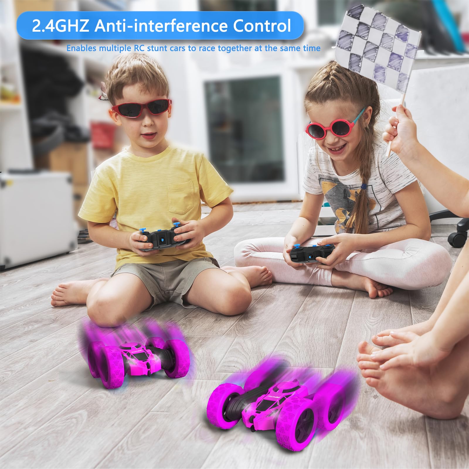 Foto 3 pulgar | Coche de Control Remoto Hamdol Stunt Giratorio 360° 4wd Rc Drift - Venta Internacional