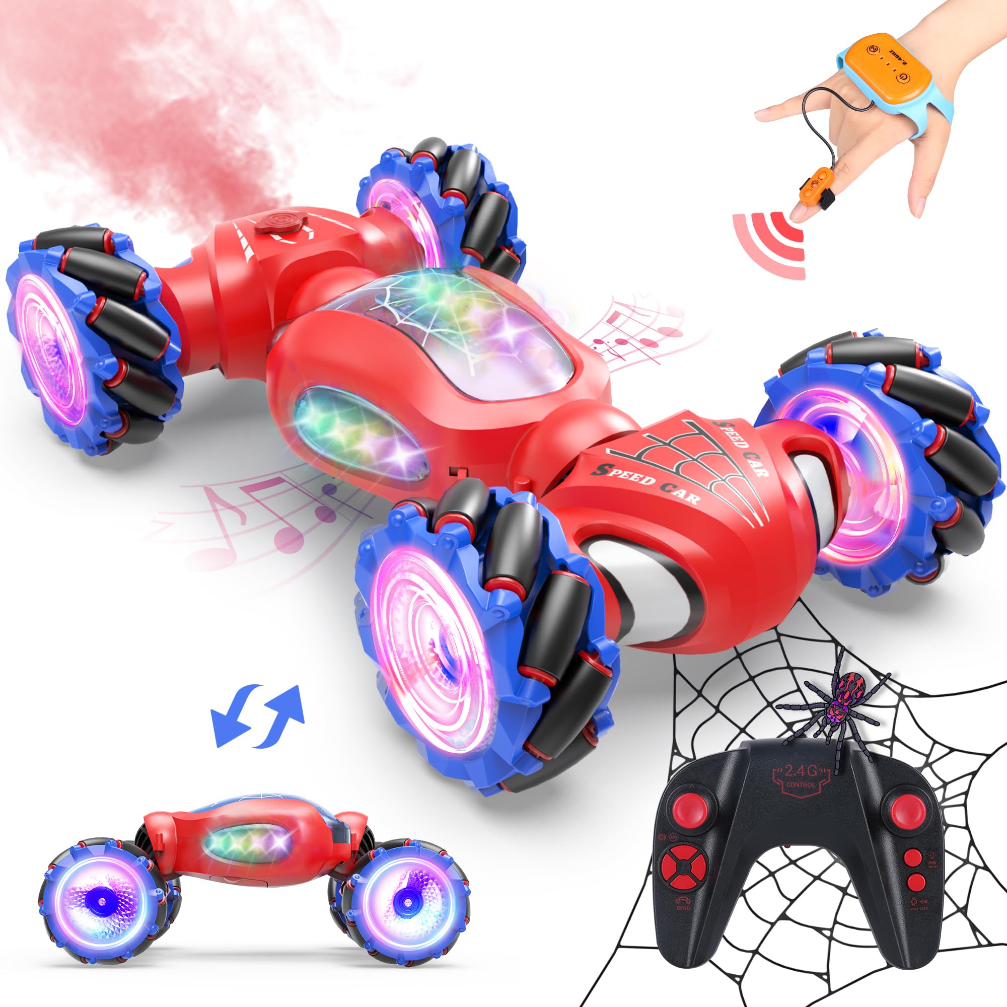 Coche Teledirigido Dysaim Spider Con Sensor De Gestos Rc Stunt - Venta Internacional.