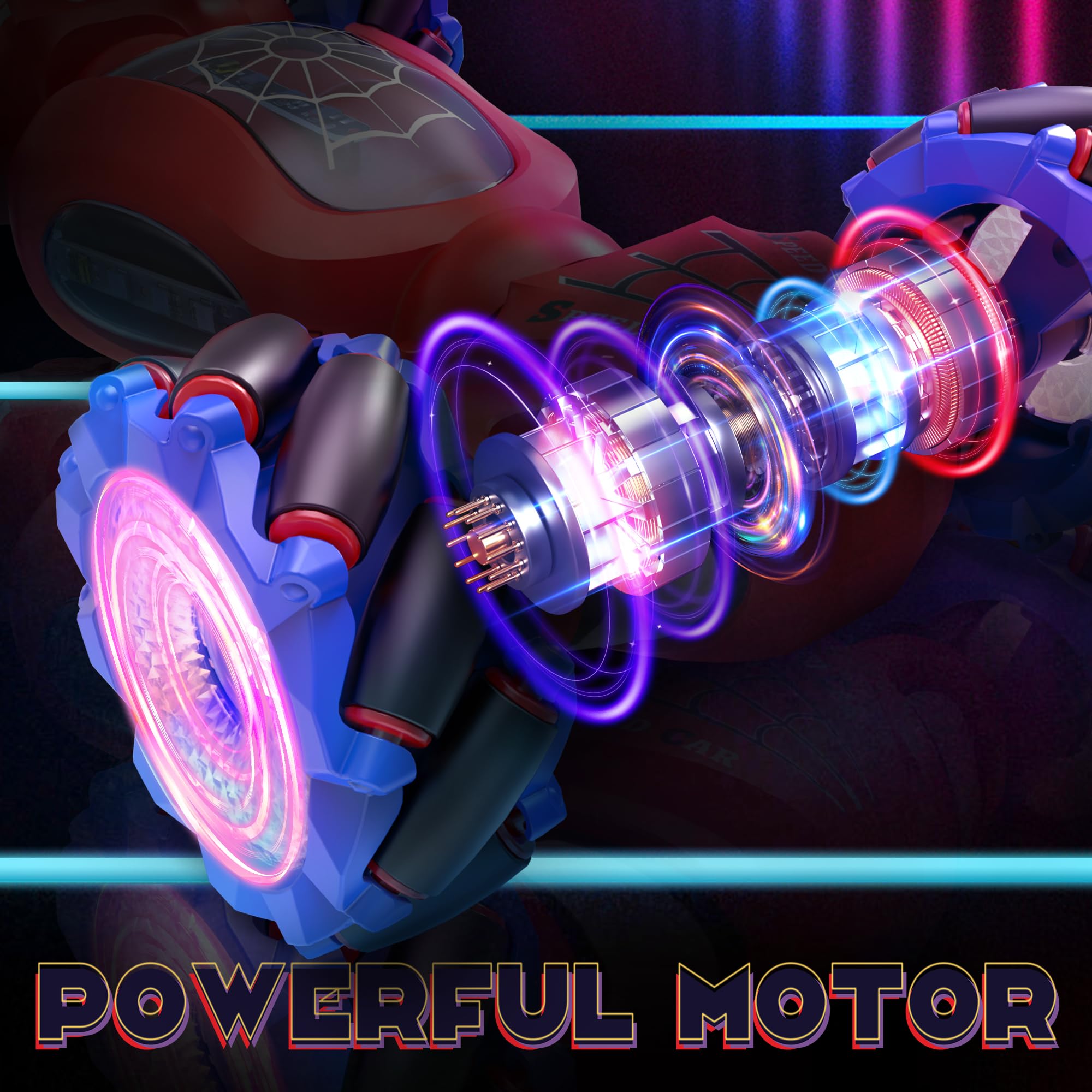 Foto 6 pulgar | Coche Teledirigido Dysaim Spider Con Sensor De Gestos Rc Stunt - Venta Internacional.