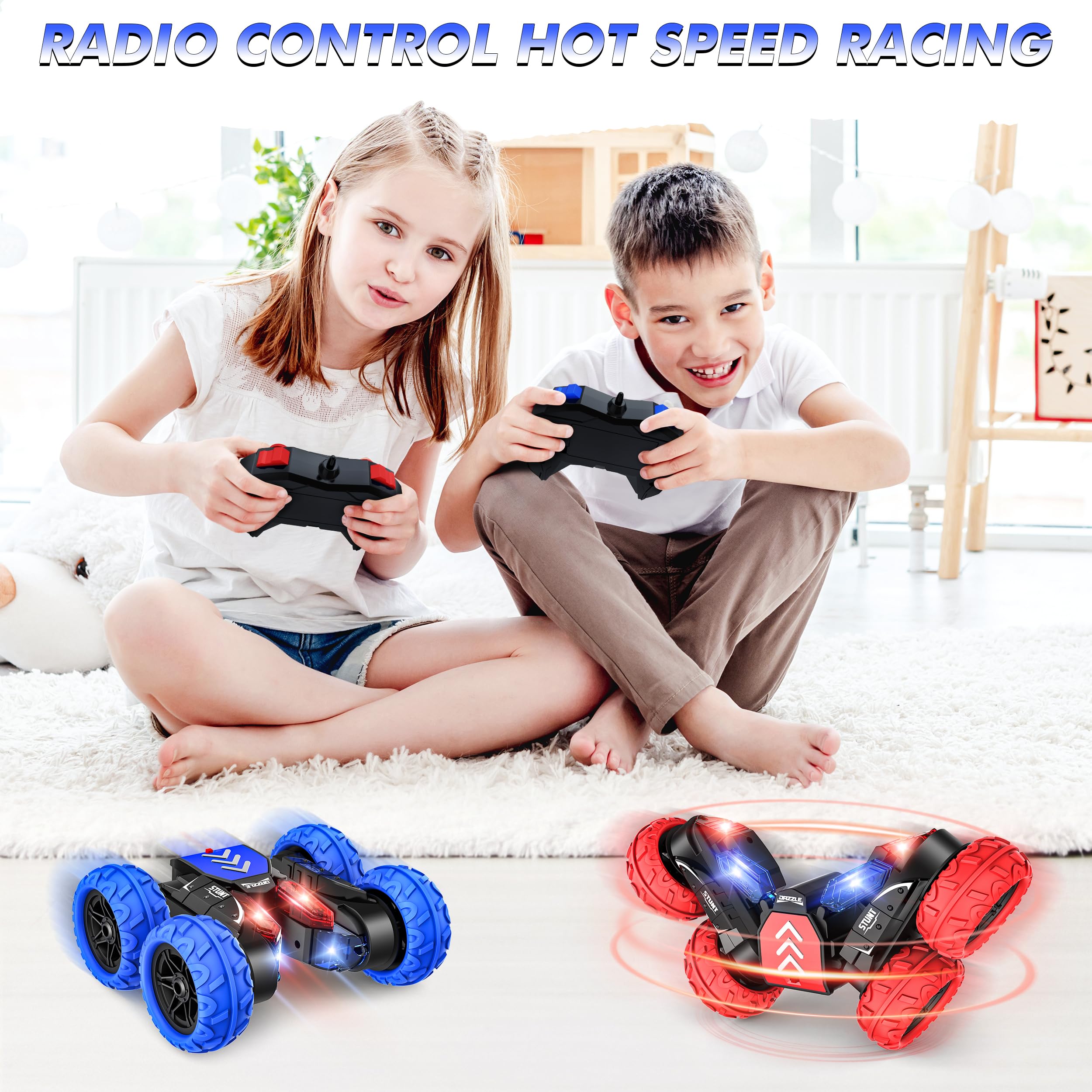 Foto 8 pulgar | Bottleboom Rc Stunt Car, 2,4 Ghz, Doble Cara, Voltea 360 Grados - Venta Internacional.