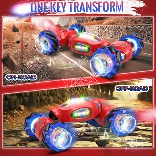 Foto 2 | Coche con Mando a Distancia Fosgoit Spider 4WD Stunt con Luz y Música - Venta Internacional