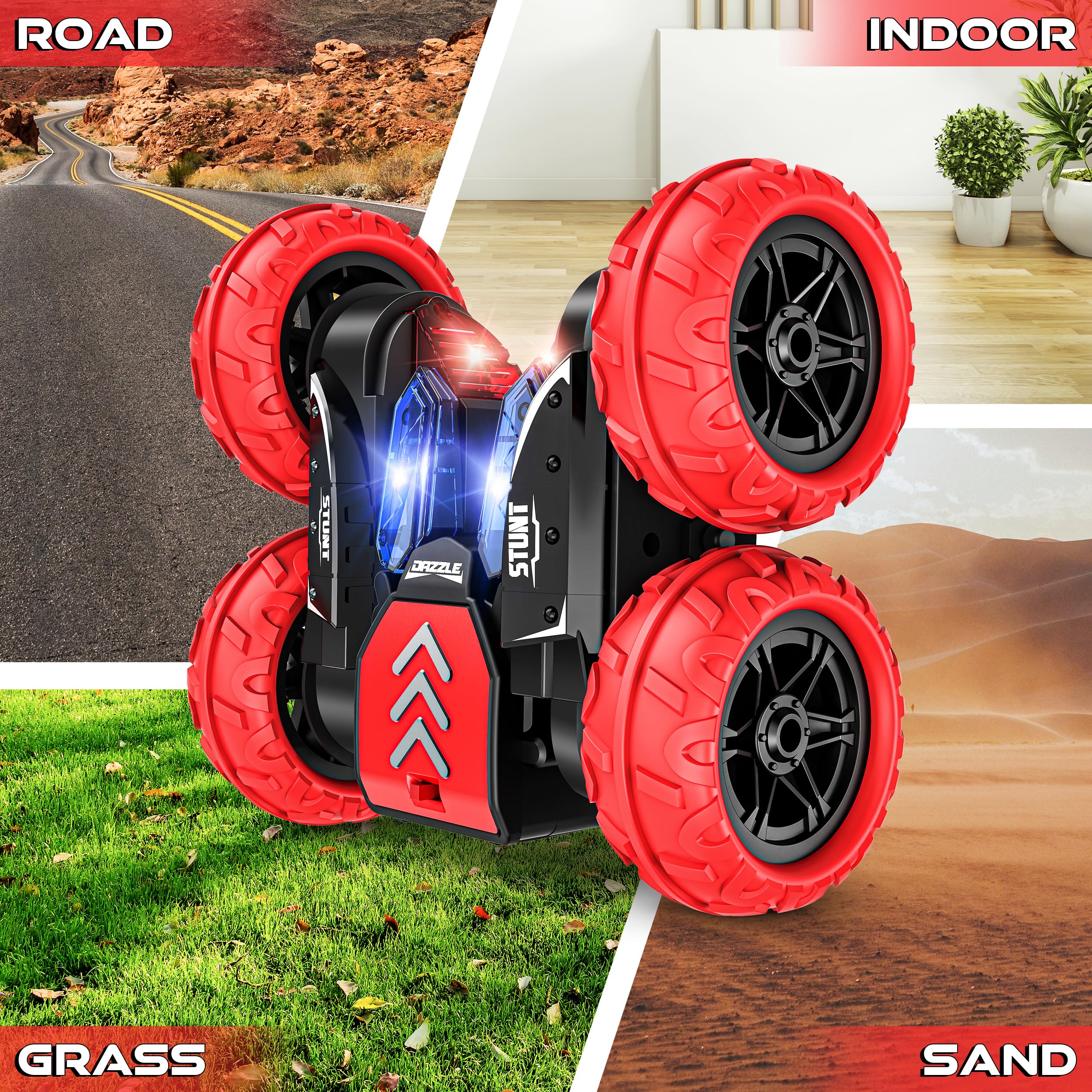 Foto 7 pulgar | Control Remoto Para Coche Bottleboom Stunt 4wd, 2,4 Ghz, Recargable - Venta Internacional.