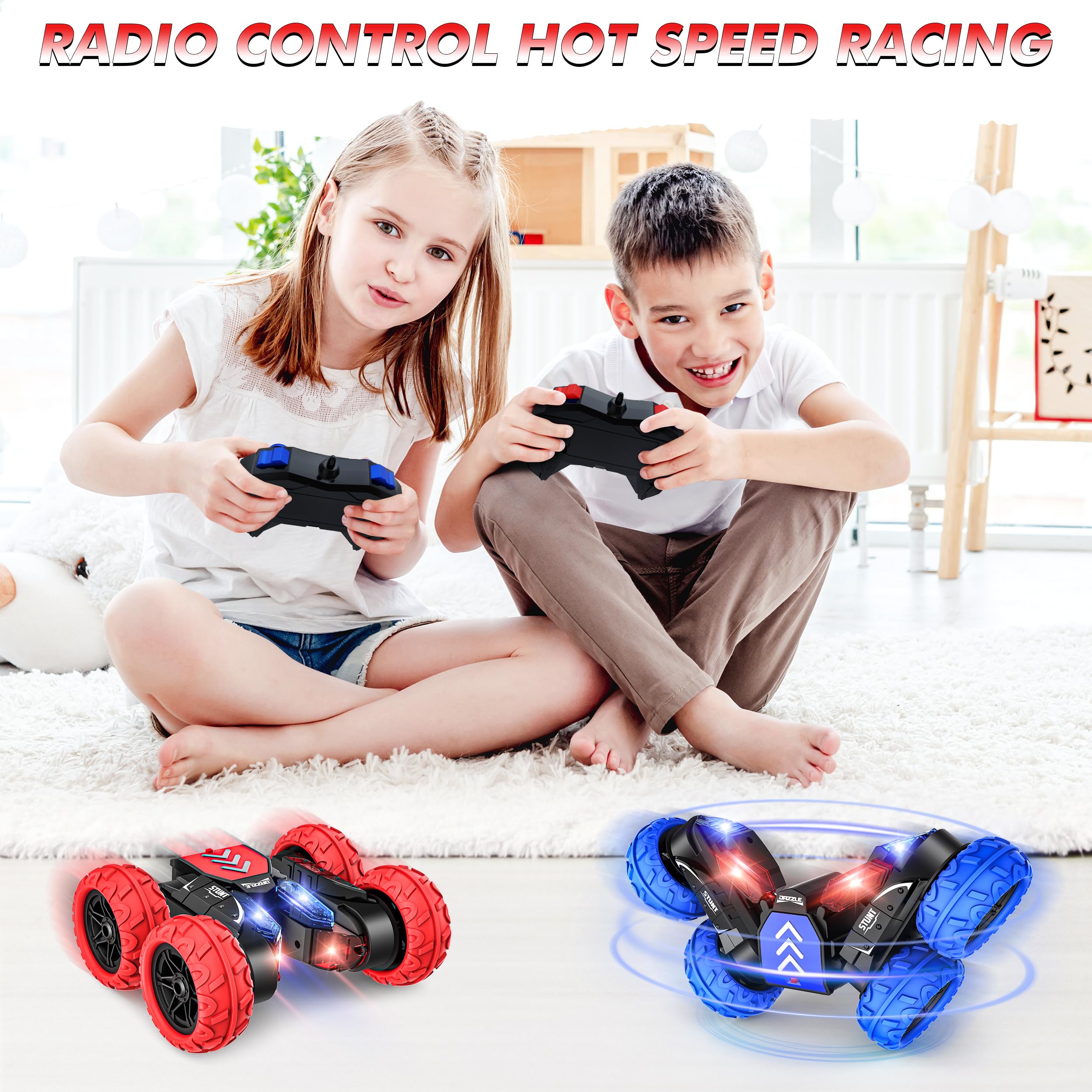 Foto 8 pulgar | Control Remoto Para Coche Bottleboom Stunt 4wd, 2,4 Ghz, Recargable - Venta Internacional.