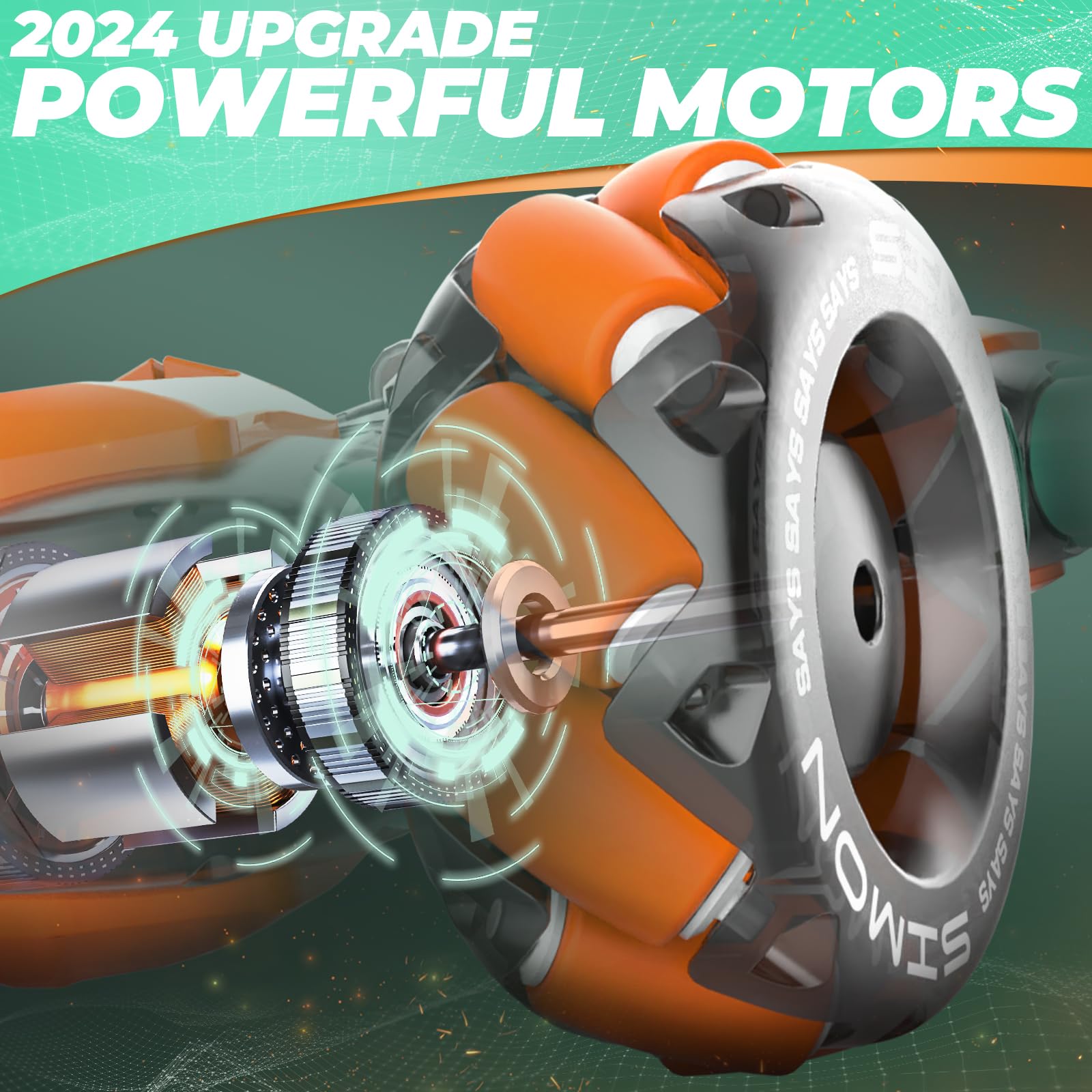 Foto 6 pulgar | Control Remoto Rc Stunt Car Dysaim Con Sensor De Gestos De 2,4 Ghz - Venta Internacional.