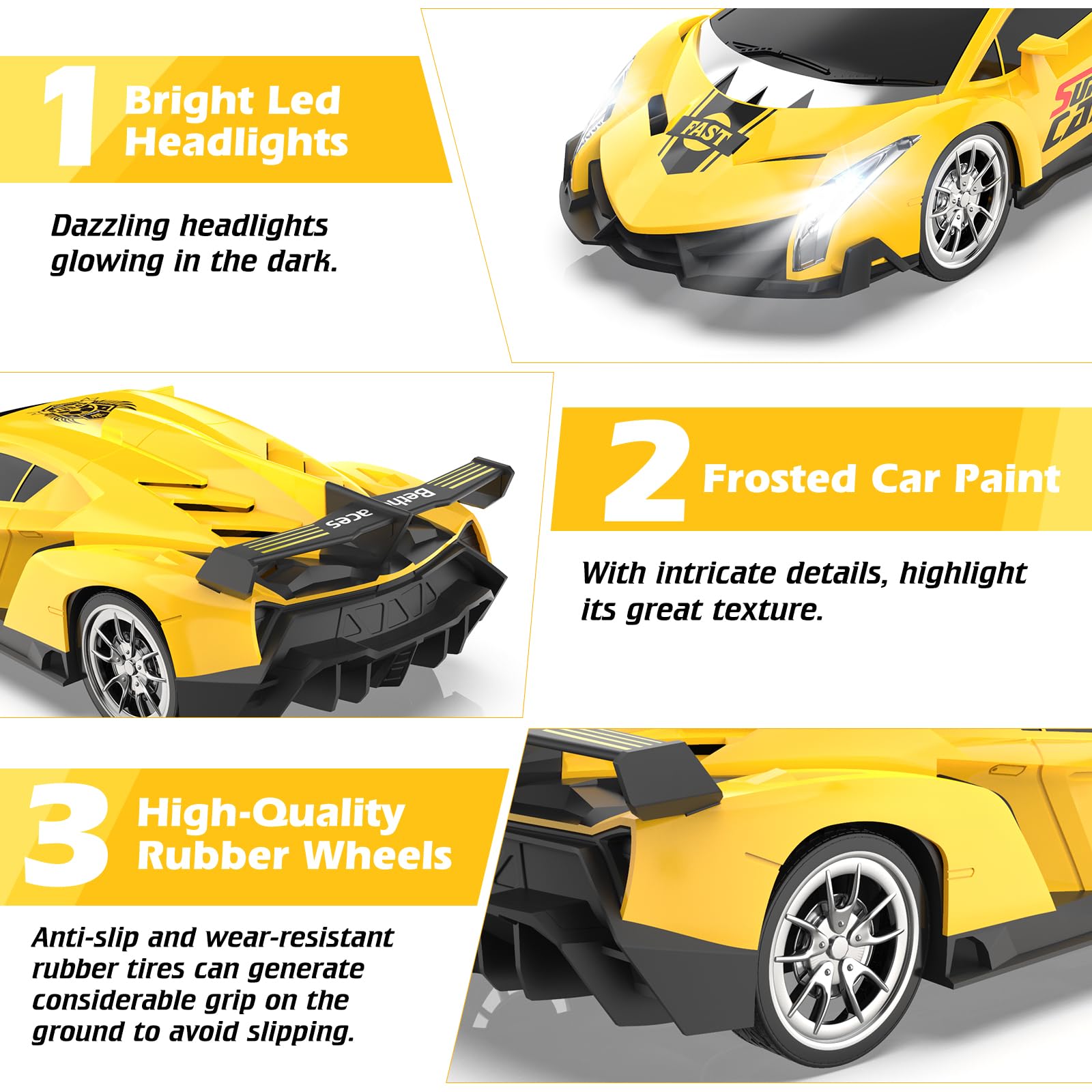 Foto 2 | Coche Eléctrico A Control Remoto Growsland 2023 1:18 Para Niños - Venta Internacional.