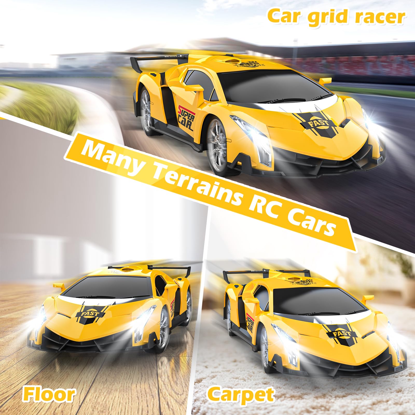 Foto 5 pulgar | Coche Eléctrico A Control Remoto Growsland 2023 1:18 Para Niños - Venta Internacional.